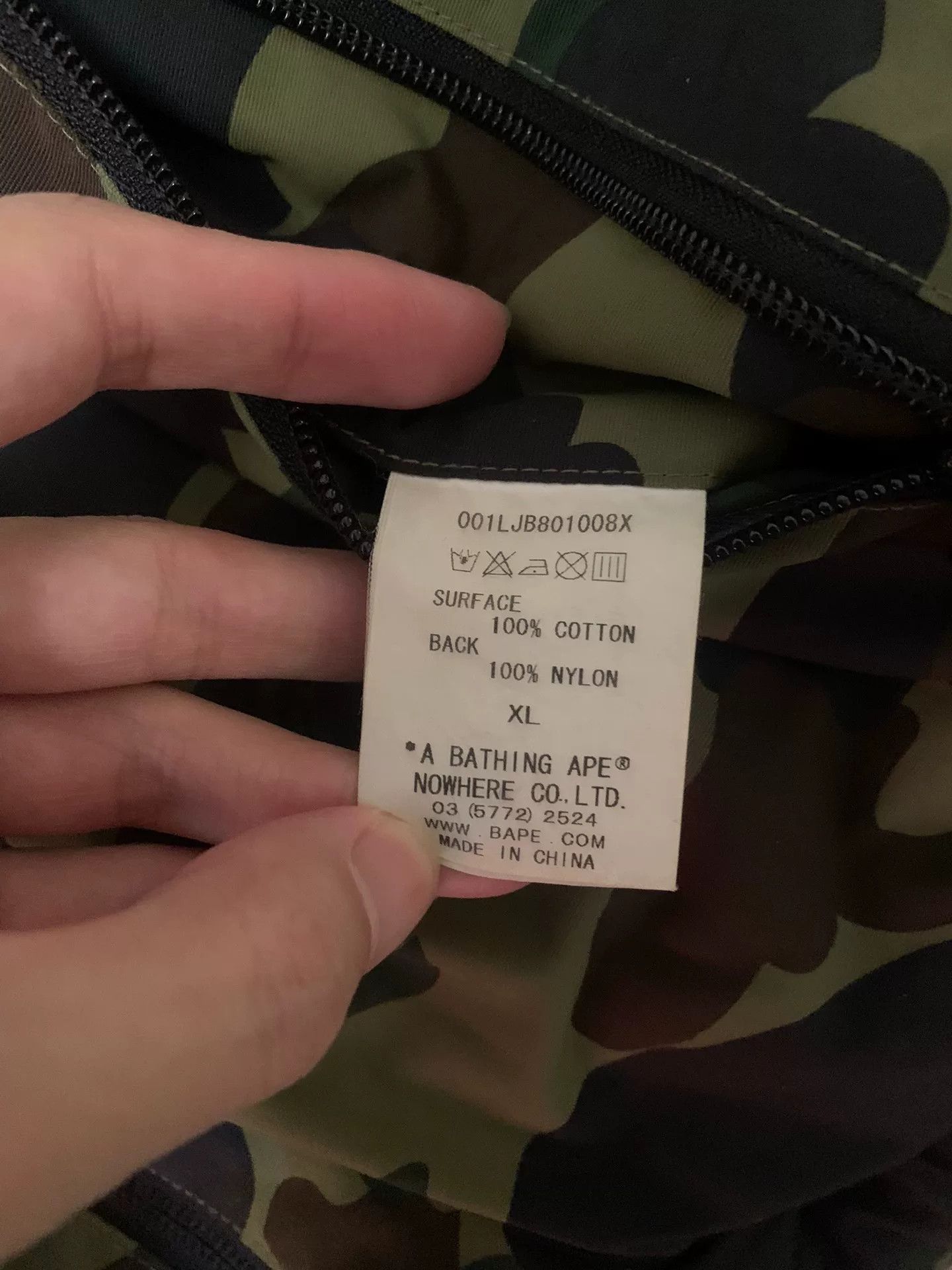 Bape Bape Camo Glow Green Light Jacket XL Men Size US XL / EU 56 / 4 - 4 Thumbnail