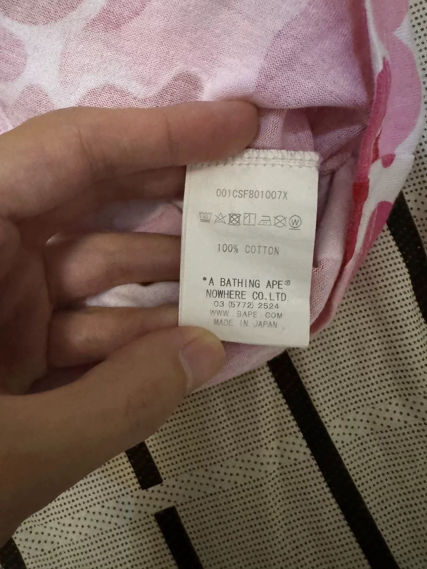 Bape Bape Camo Pink T-Shirt L Men Size US L / EU 52-54 / 3 - 4 Thumbnail