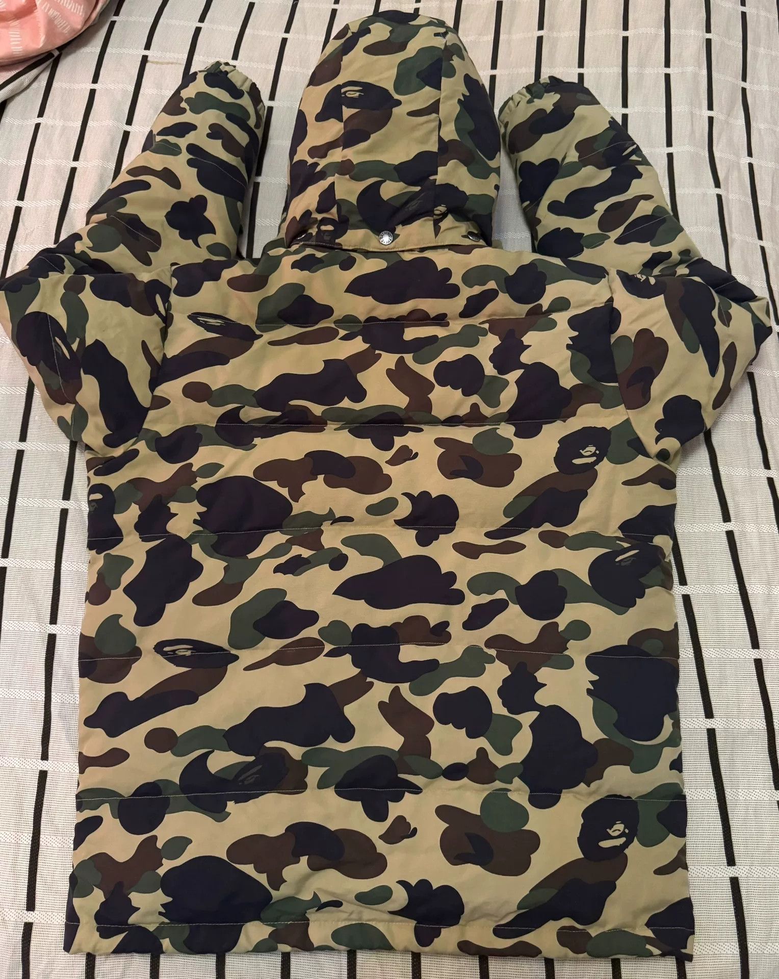 Bape Bape Down Camo Yellow Heavy Coat XL Men Size US XL / EU 56 / 4 - 2 Thumbnail