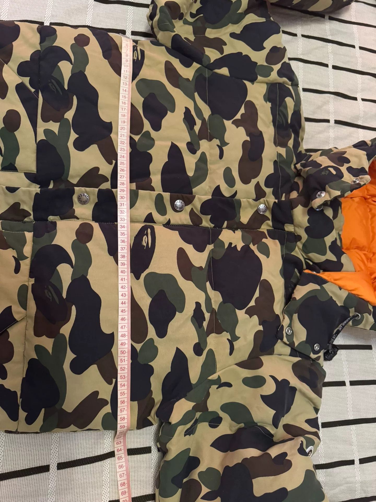 Bape Bape Down Camo Yellow Heavy Coat XL Men Size US XL / EU 56 / 4 - 8 Thumbnail