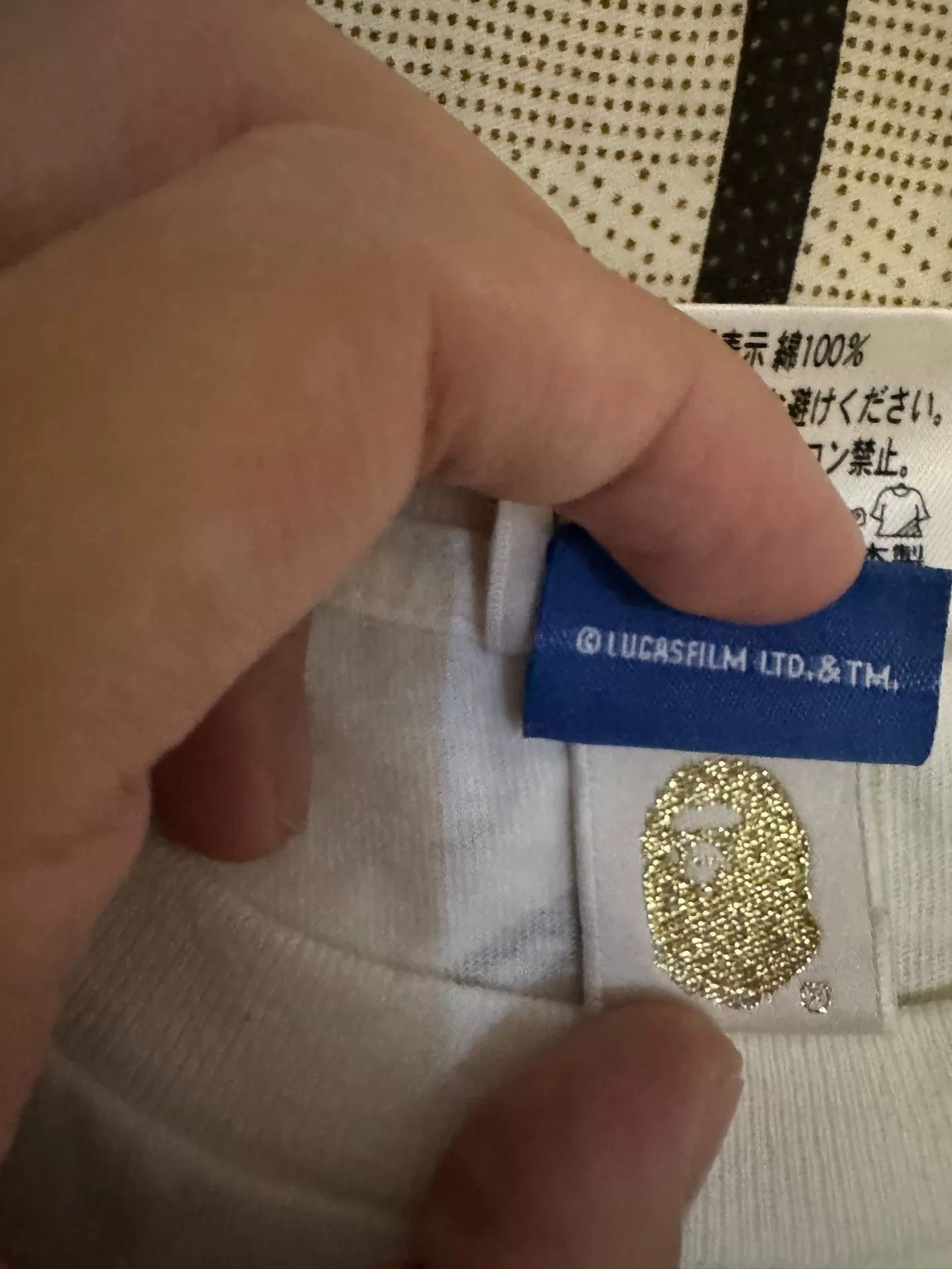 Bape Bape Collab Gold T-Shirt M Men Size US M / EU 48-50 / 2 - 6 Thumbnail