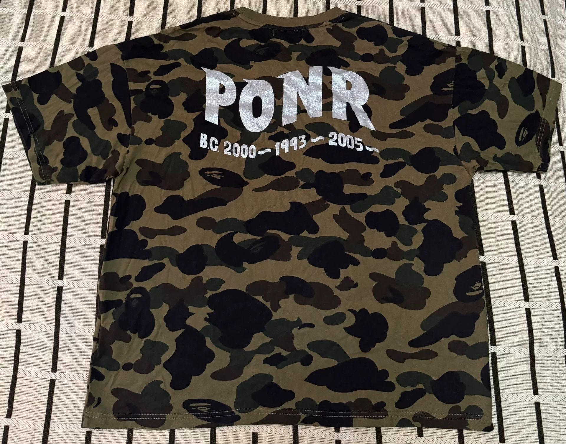 Bape Bape Shark Camo Green T-Shirt Men Size US M / EU 48-50 / 2 - 2 Thumbnail