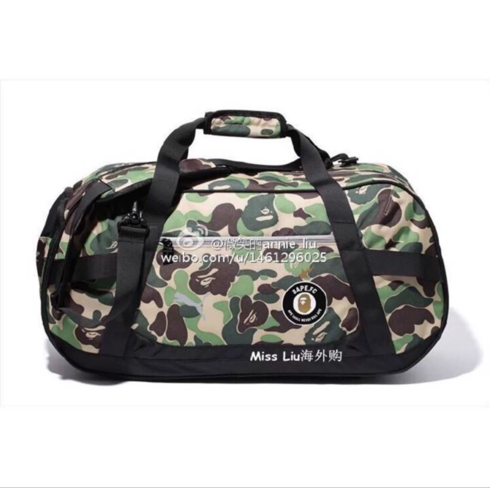 Bape Bape Camo Rare Green Bag M Men Size ONE SIZE - 3 Thumbnail