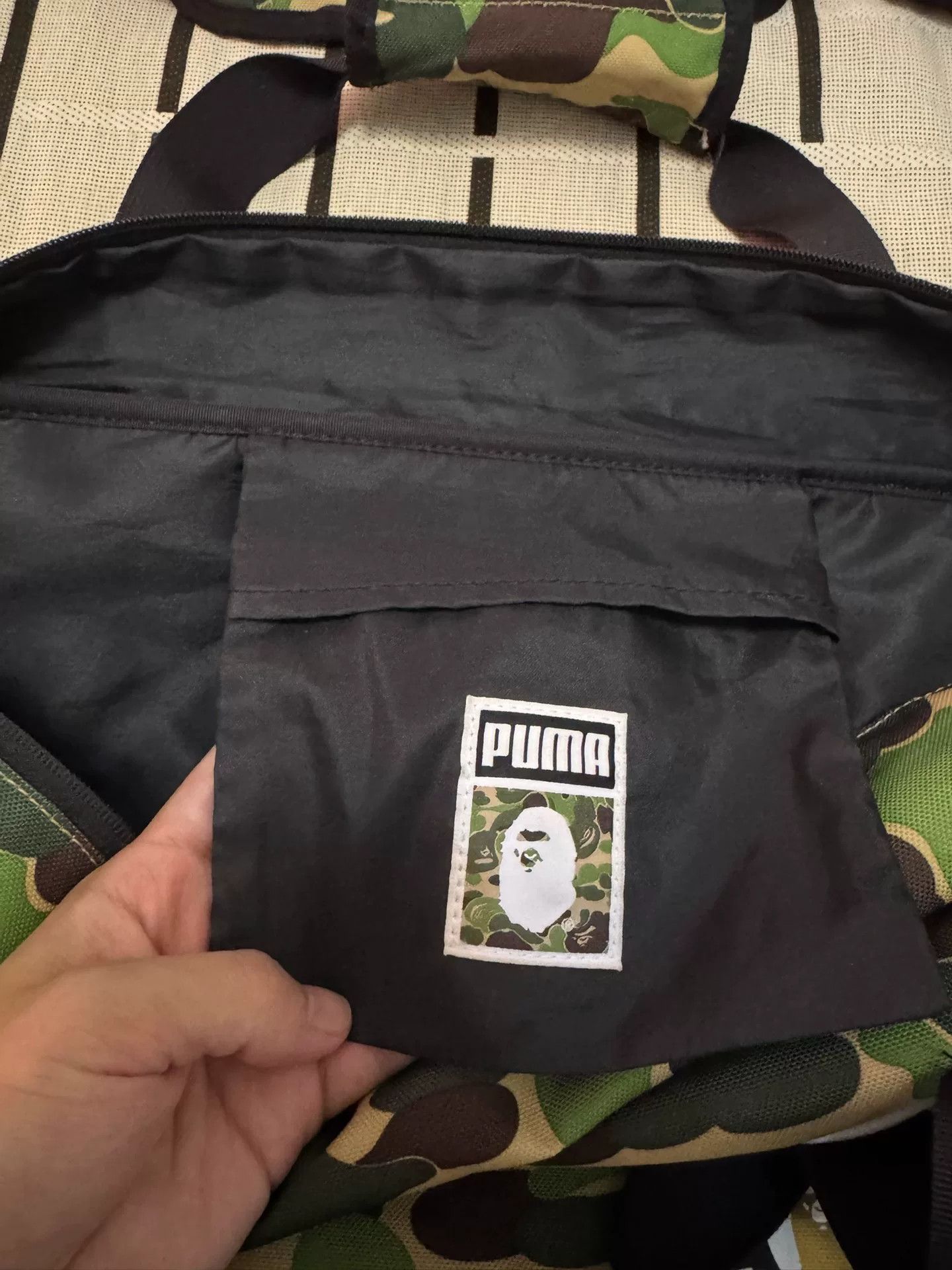 Bape Bape Camo Rare Green Bag M Men Size ONE SIZE - 7 Thumbnail