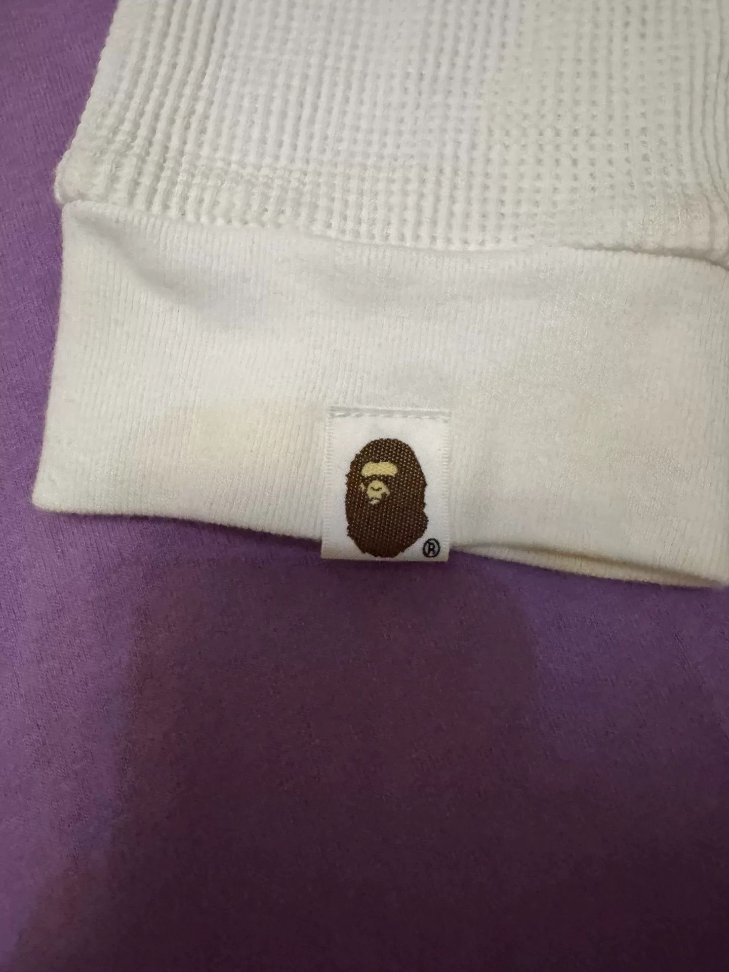 Bape Bape Ape Head Purple T-Shirt L Men Size US L / EU 52-54 / 3 - 3 Thumbnail