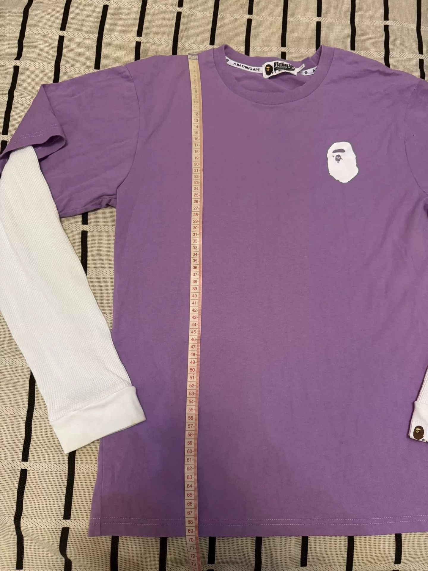 Bape Bape Ape Head Purple T-Shirt L Men Size US L / EU 52-54 / 3 - 7 Thumbnail