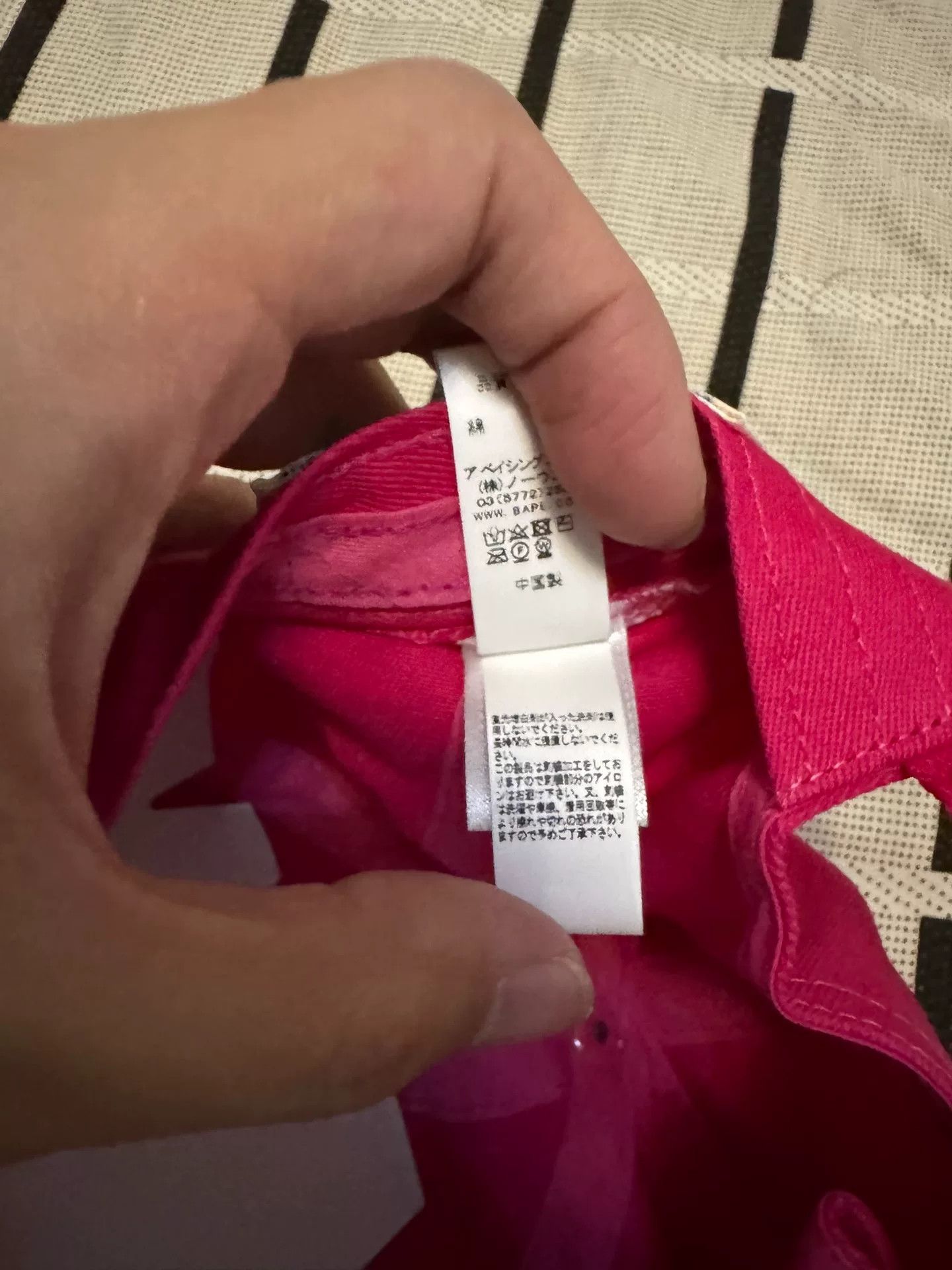 Bape Bape Casual Ape Head Pink Hat S Men Size ONE SIZE - 6 Thumbnail