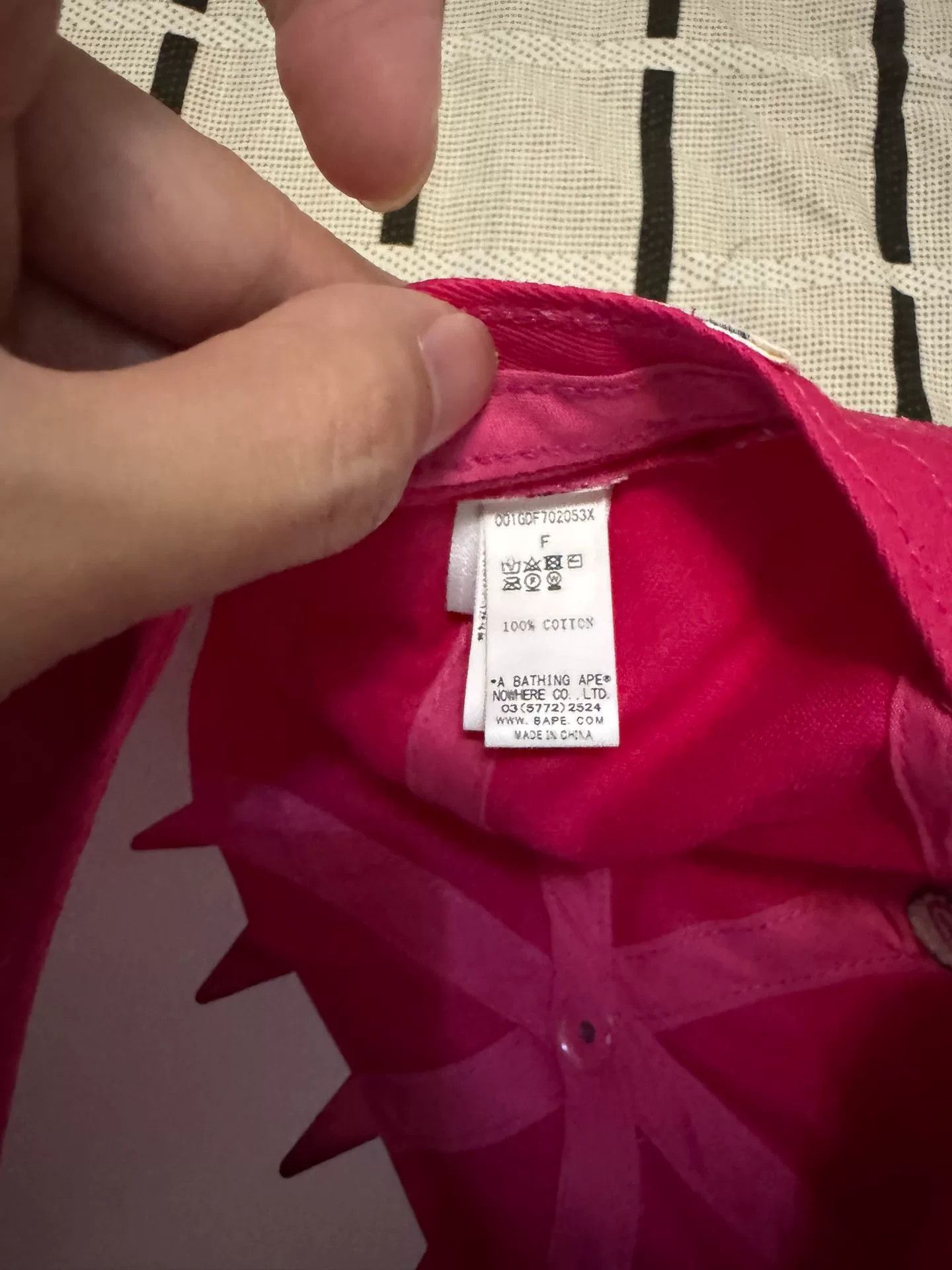 Bape Bape Casual Ape Head Pink Hat S Men Size ONE SIZE - 5 Thumbnail