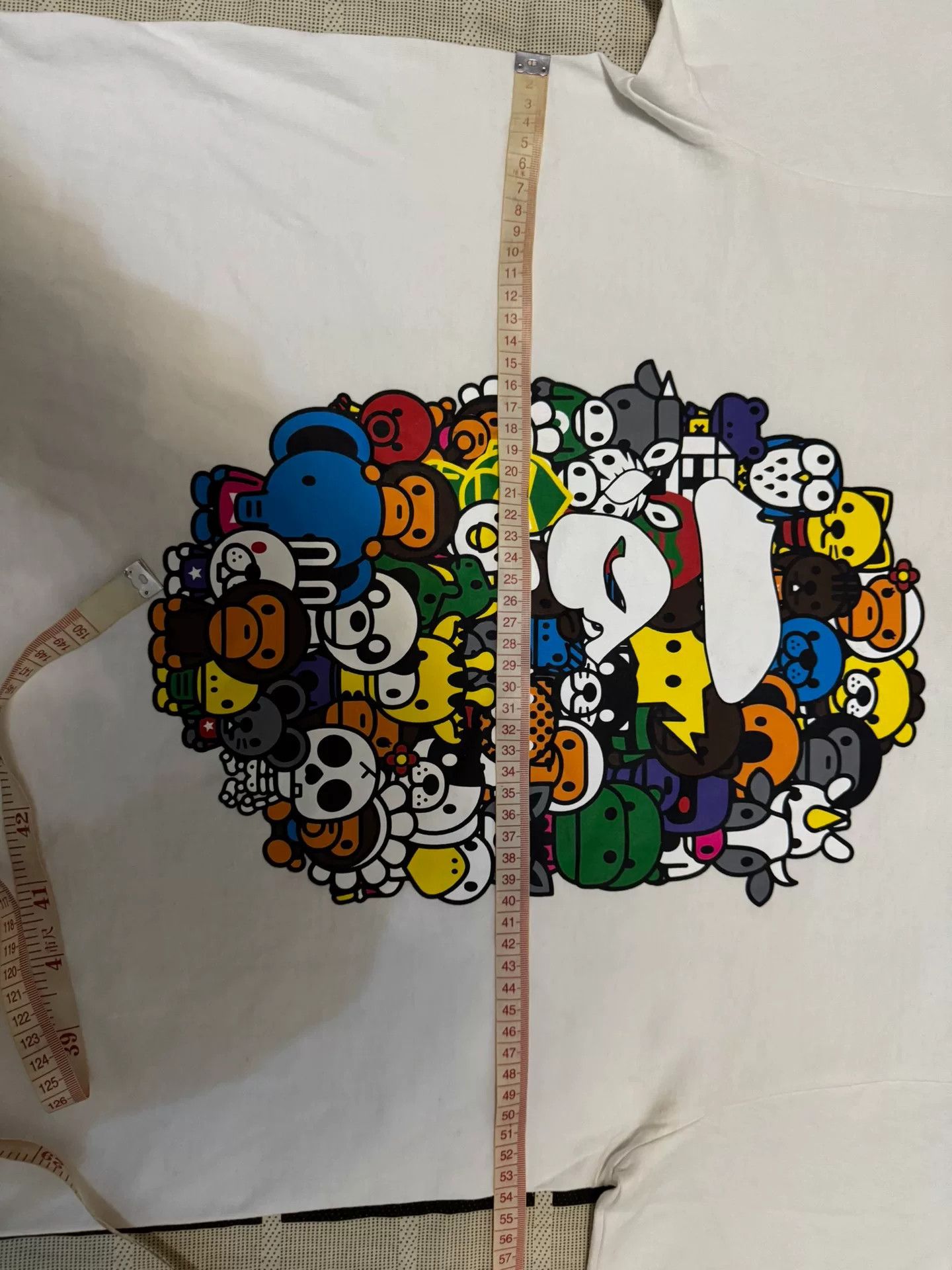 Bape Bape Ape Head Multi T-Shirt M Men Size US M / EU 48-50 / 2 - 7 Thumbnail