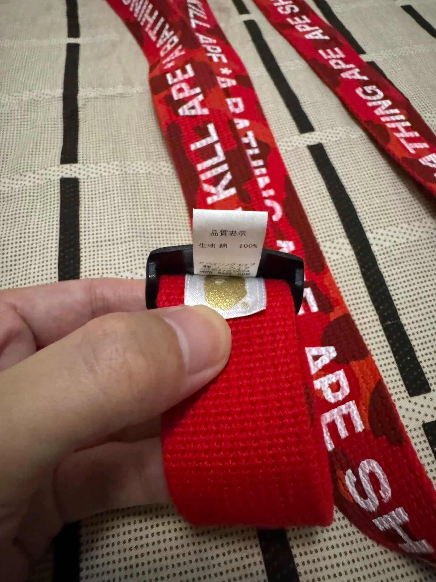 Bape Bape Camo Ape Head Red Belt S Men Size ONE SIZE - 5 Thumbnail