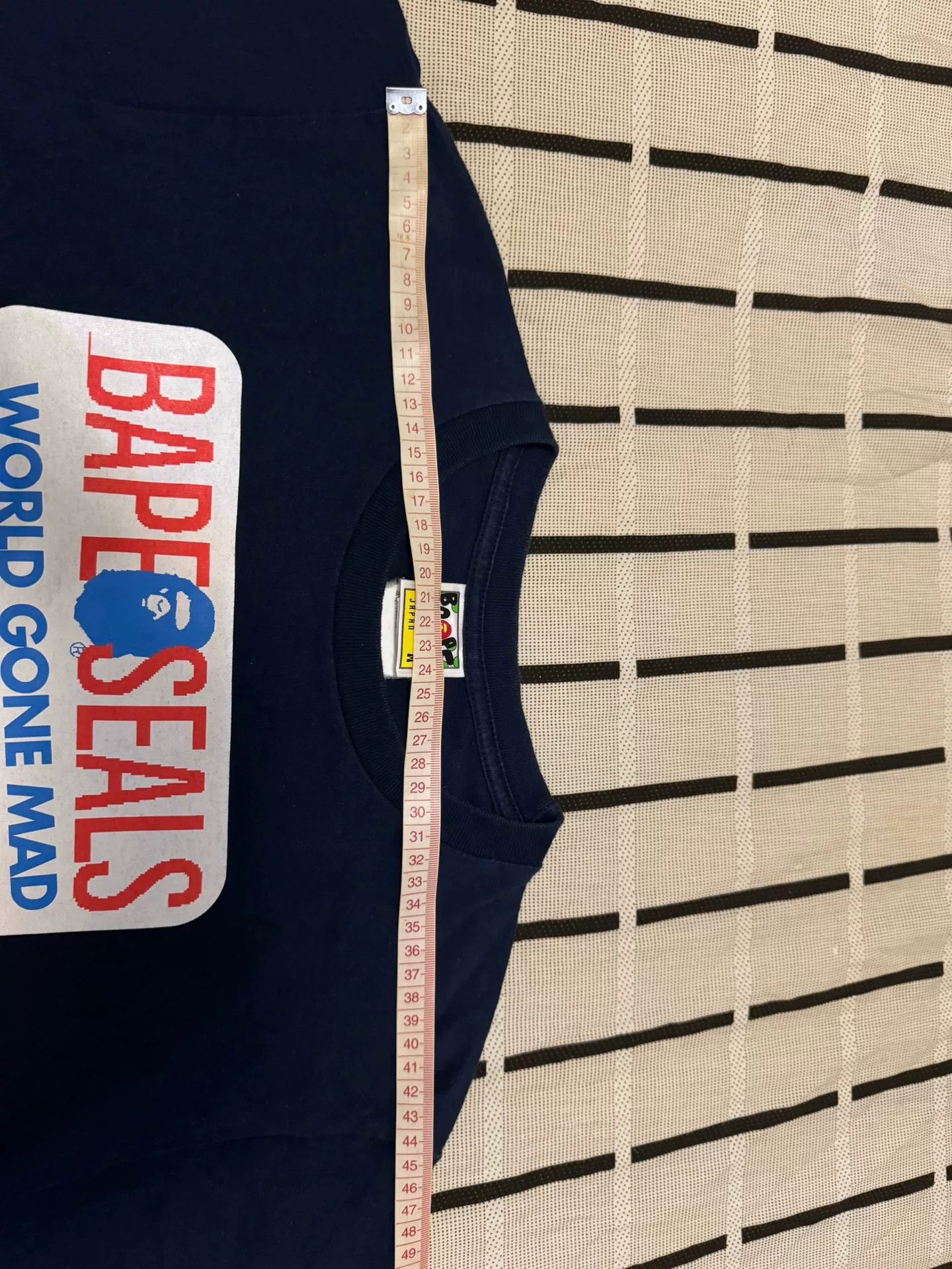 Bape Bape Printed Ape Head Blue T-Shirt M Men Size US M / EU 48-50 / 2 - 9 Thumbnail