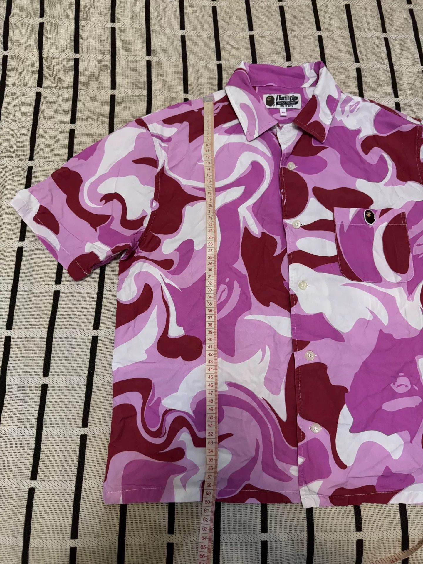 Bape Bape Camo Pink Shirt XS Men Size US XS / EU 42 / 0 - 7 Thumbnail