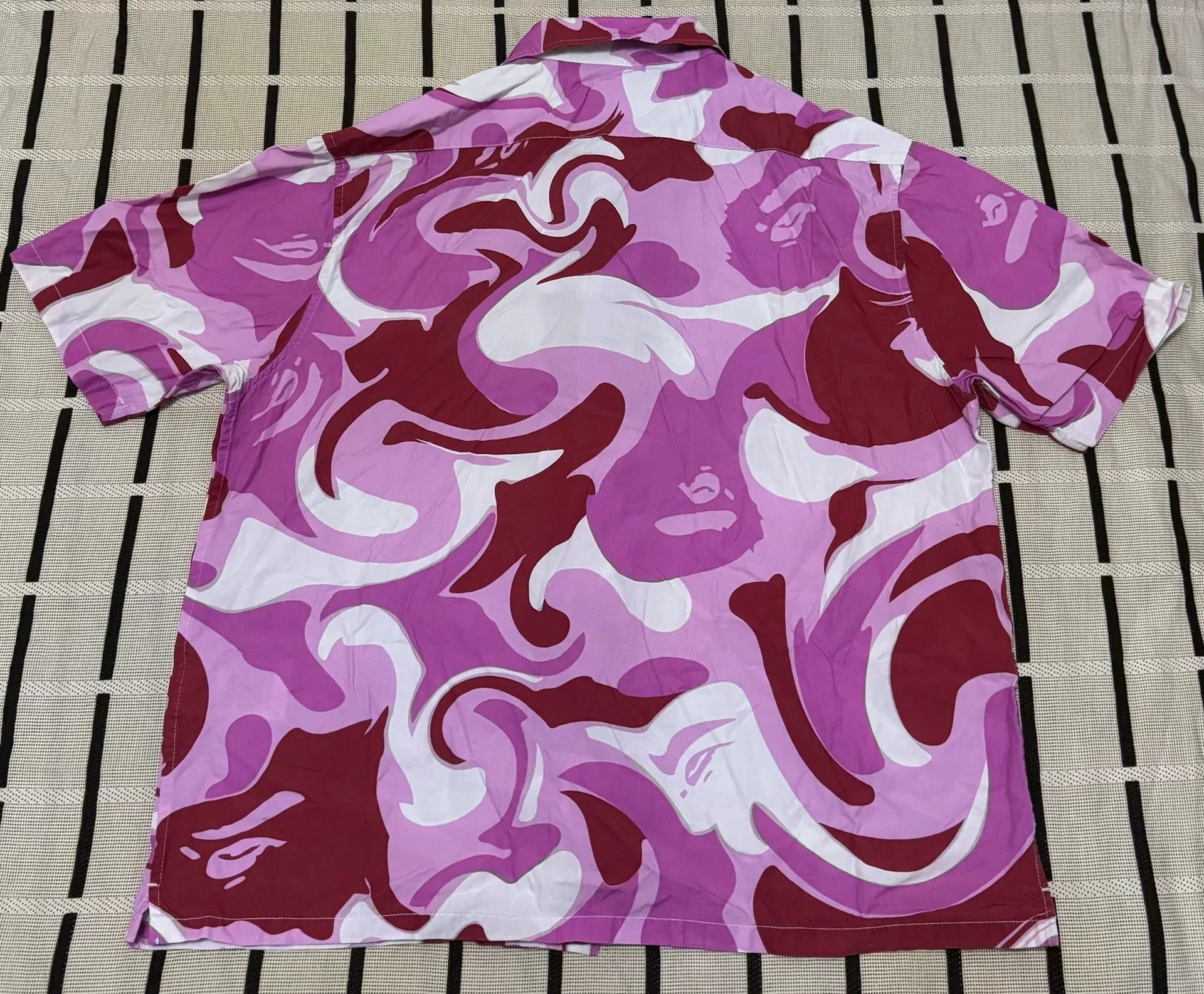 Bape Bape Camo Pink Shirt XS Men Size US XS / EU 42 / 0 - 2 Thumbnail