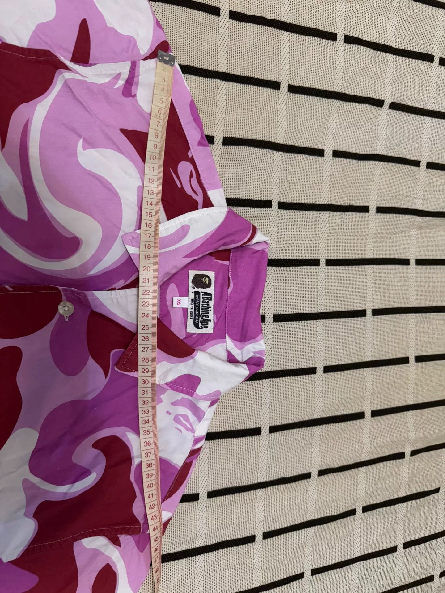 Bape Bape Camo Pink Shirt XS Men Size US XS / EU 42 / 0 - 9 Thumbnail