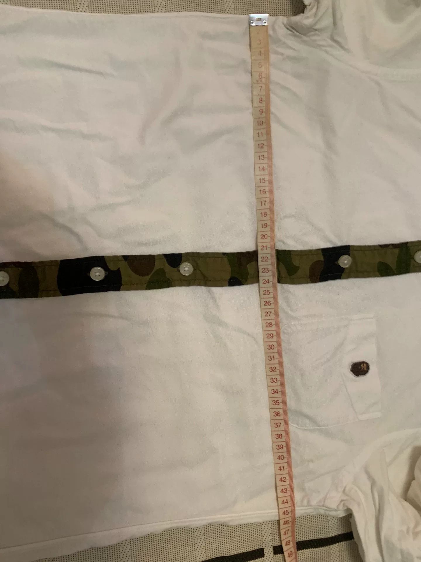 Bape Bape Camo Ape Head Green Shirt S Men Size US S / EU 44-46 / 1 - 7 Thumbnail