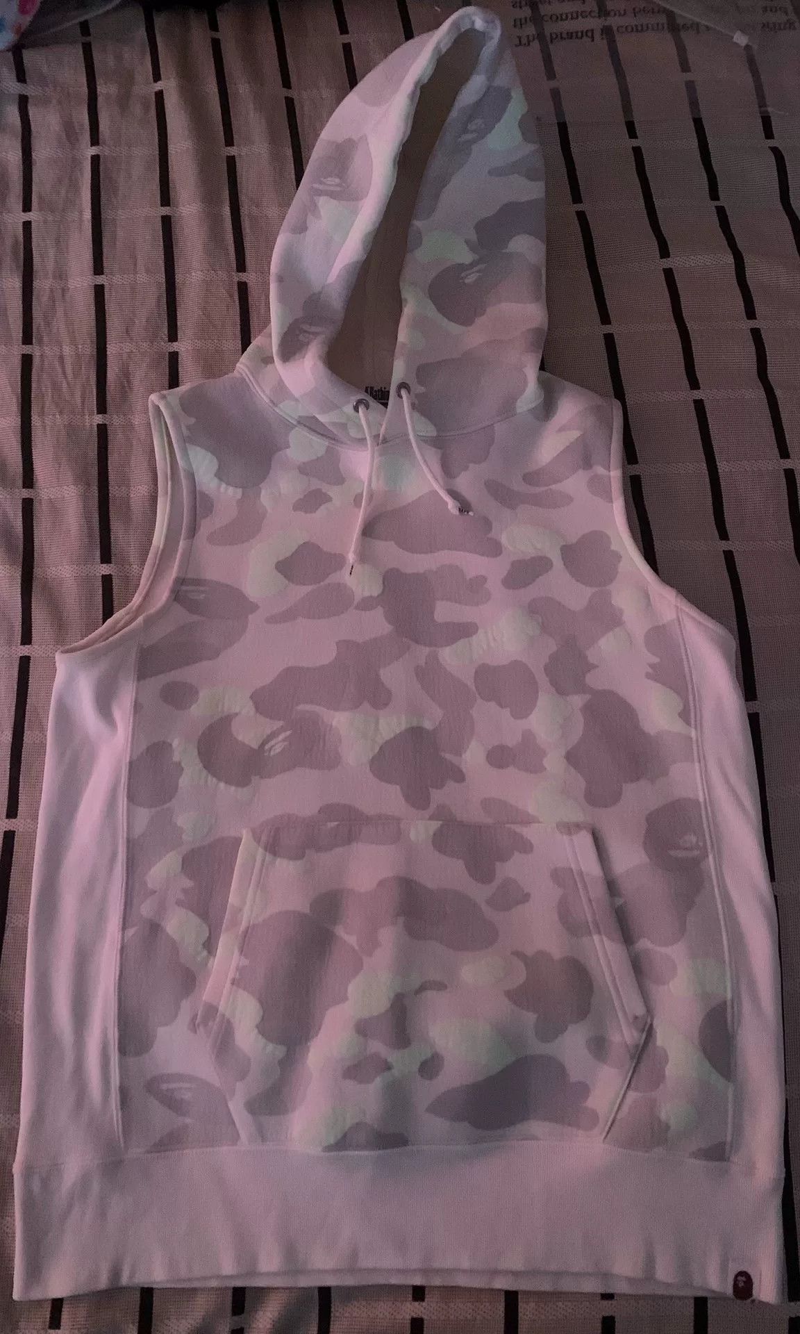 Bape Bape Camo Cotton White Tank Top S Men Size US S / EU 44-46 / 1 - 2 Thumbnail