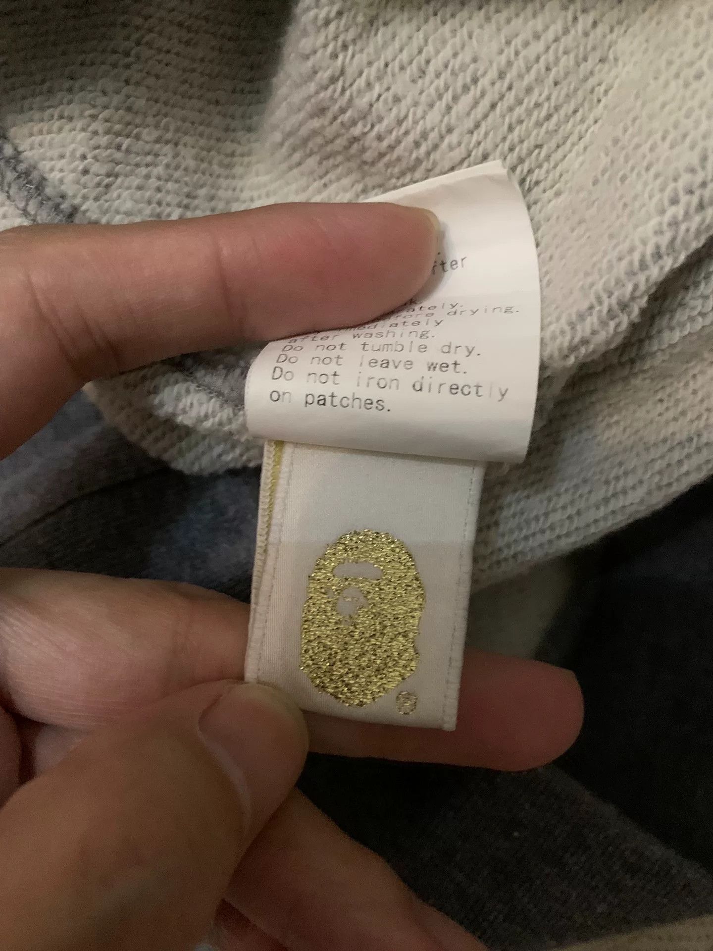 Bape Bape Gold Hoodie S Women Size S / US 4 / IT 40 - 6 Thumbnail