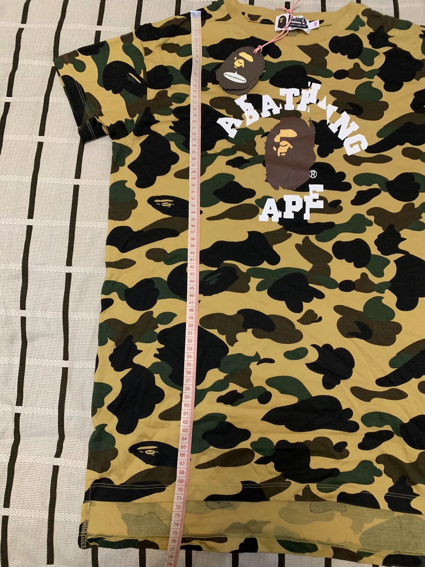 Bape Bape Camo Ape Head Yellow T-Shirt XS Women Size XS / US 0-2 / IT 36-38 - 7 Thumbnail