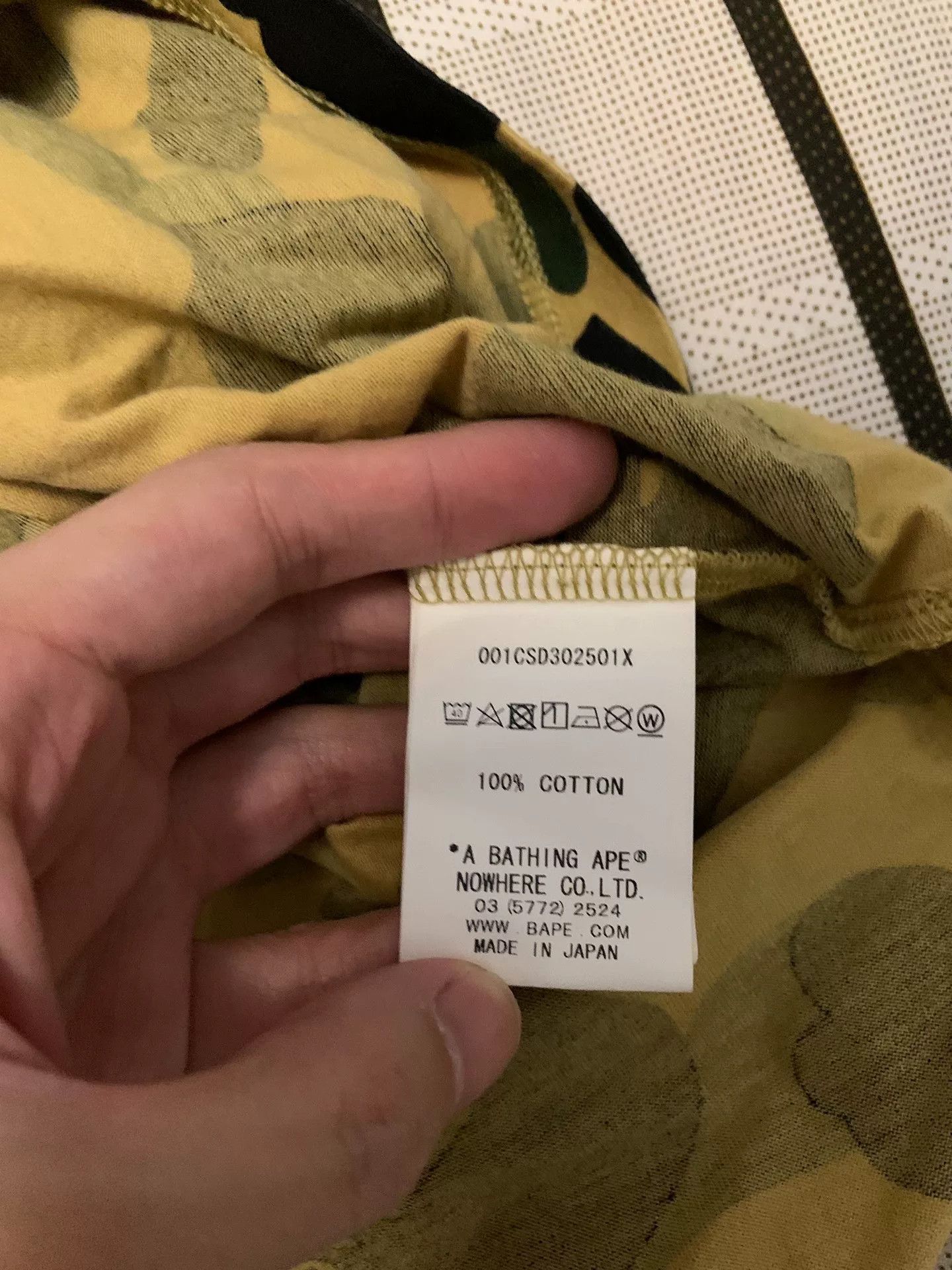 Bape Bape Camo Ape Head Yellow T-Shirt XS Women Size XS / US 0-2 / IT 36-38 - 4 Thumbnail