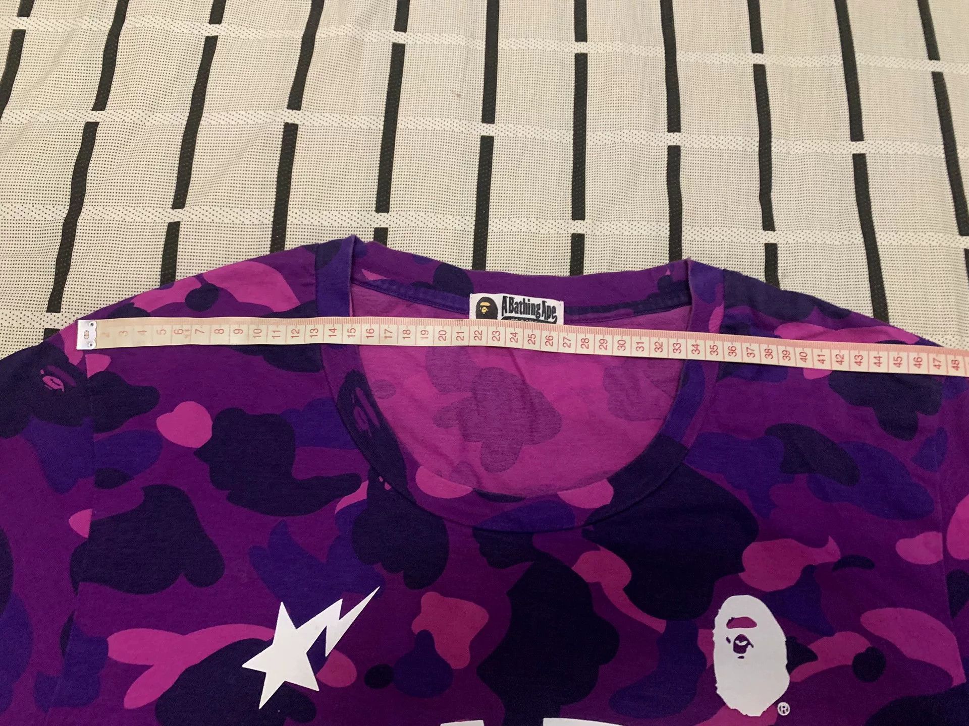 Bape Bape Camo Ape Head Purple T-Shirt Men Size US M / EU 48-50 / 2 - 8 Thumbnail