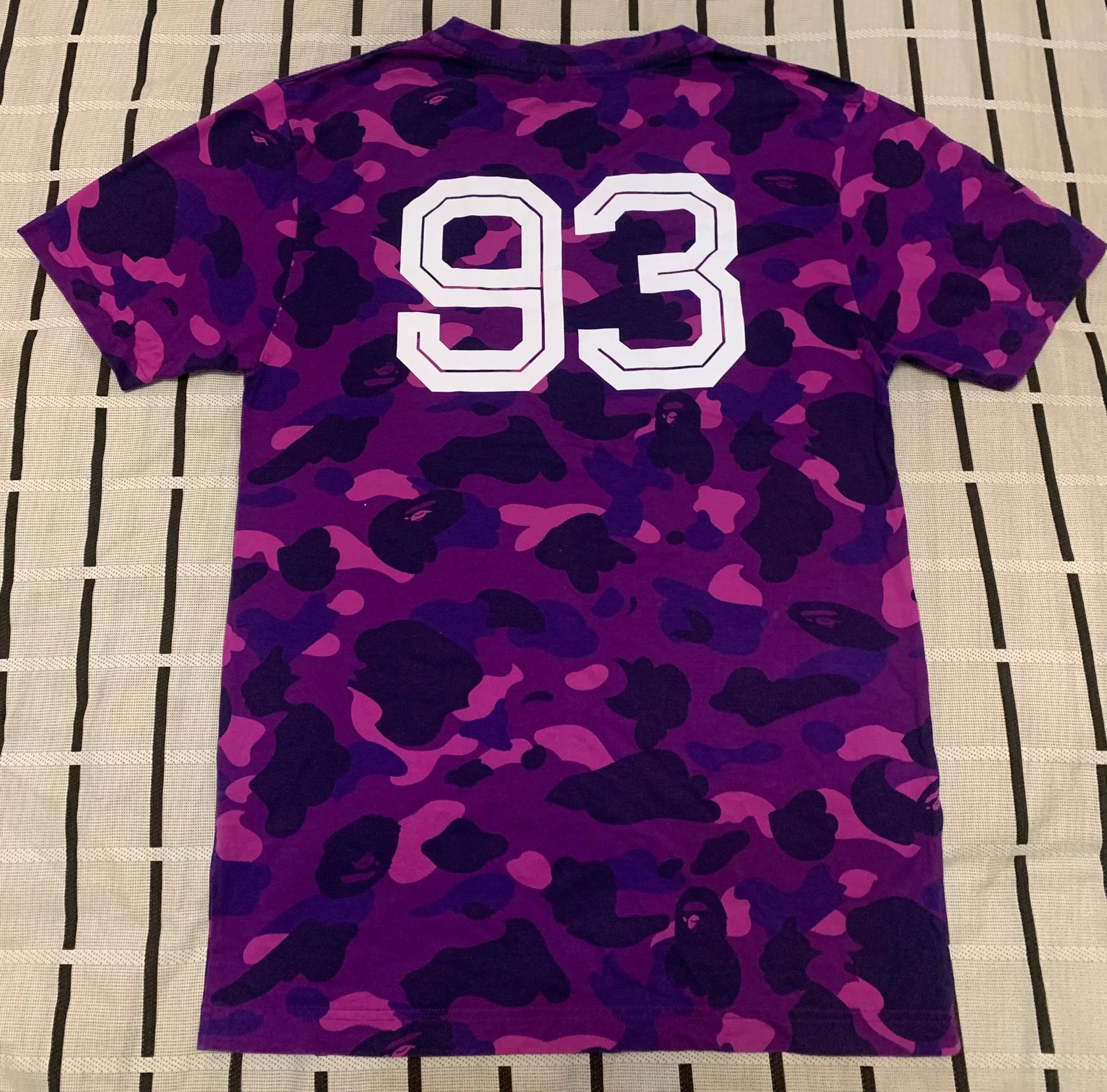 Bape Bape Camo Ape Head Purple T-Shirt Men Size US M / EU 48-50 / 2 - 2 Thumbnail