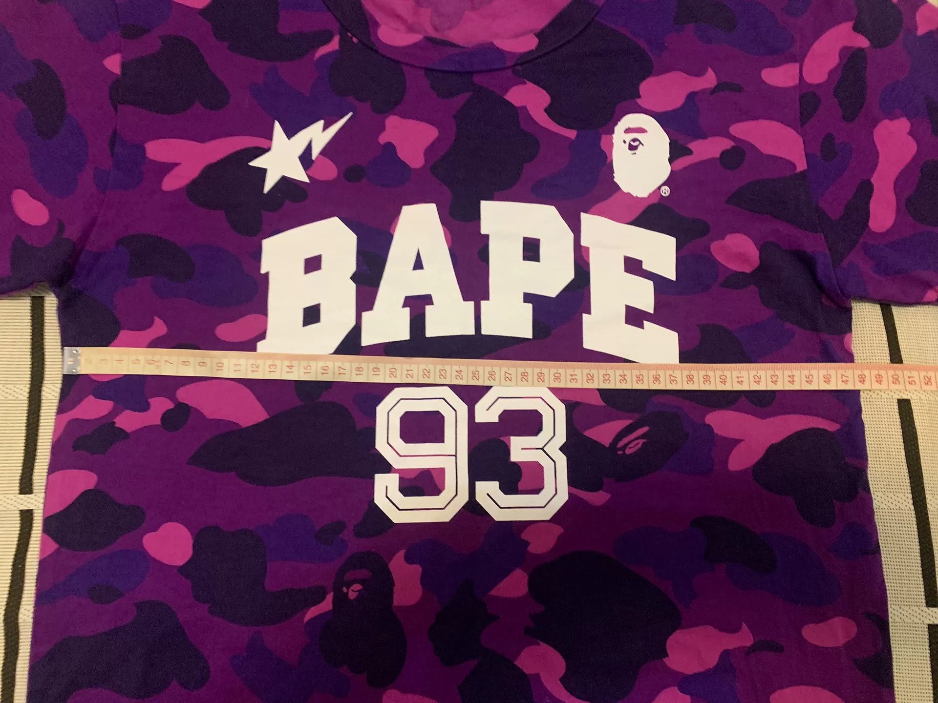 Bape Bape Camo Ape Head Purple T-Shirt Men Size US M / EU 48-50 / 2 - 7 Thumbnail