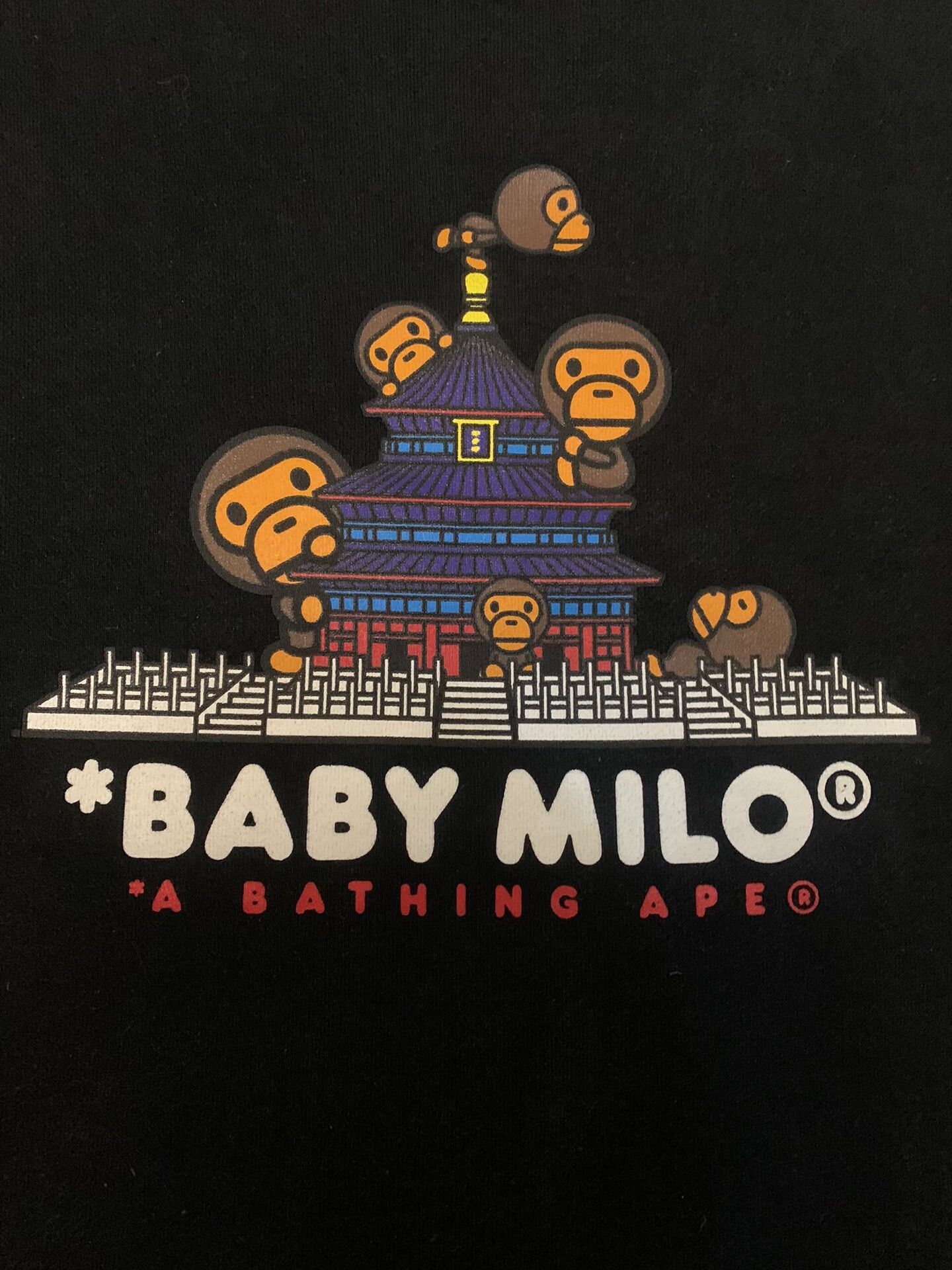 Bape Bape Black Hoodie M Men Size US M / EU 48-50 / 2 - 2 Thumbnail