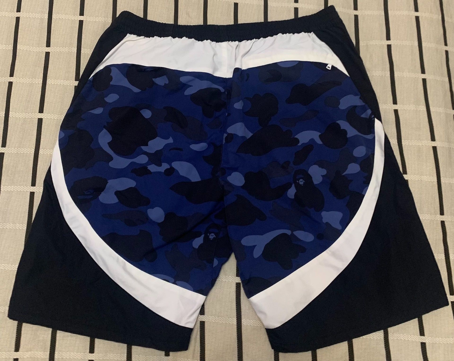 Bape Bape Camo Ape Head Blue Shorts XL Men Size US 36 / EU 52 - 2 Thumbnail