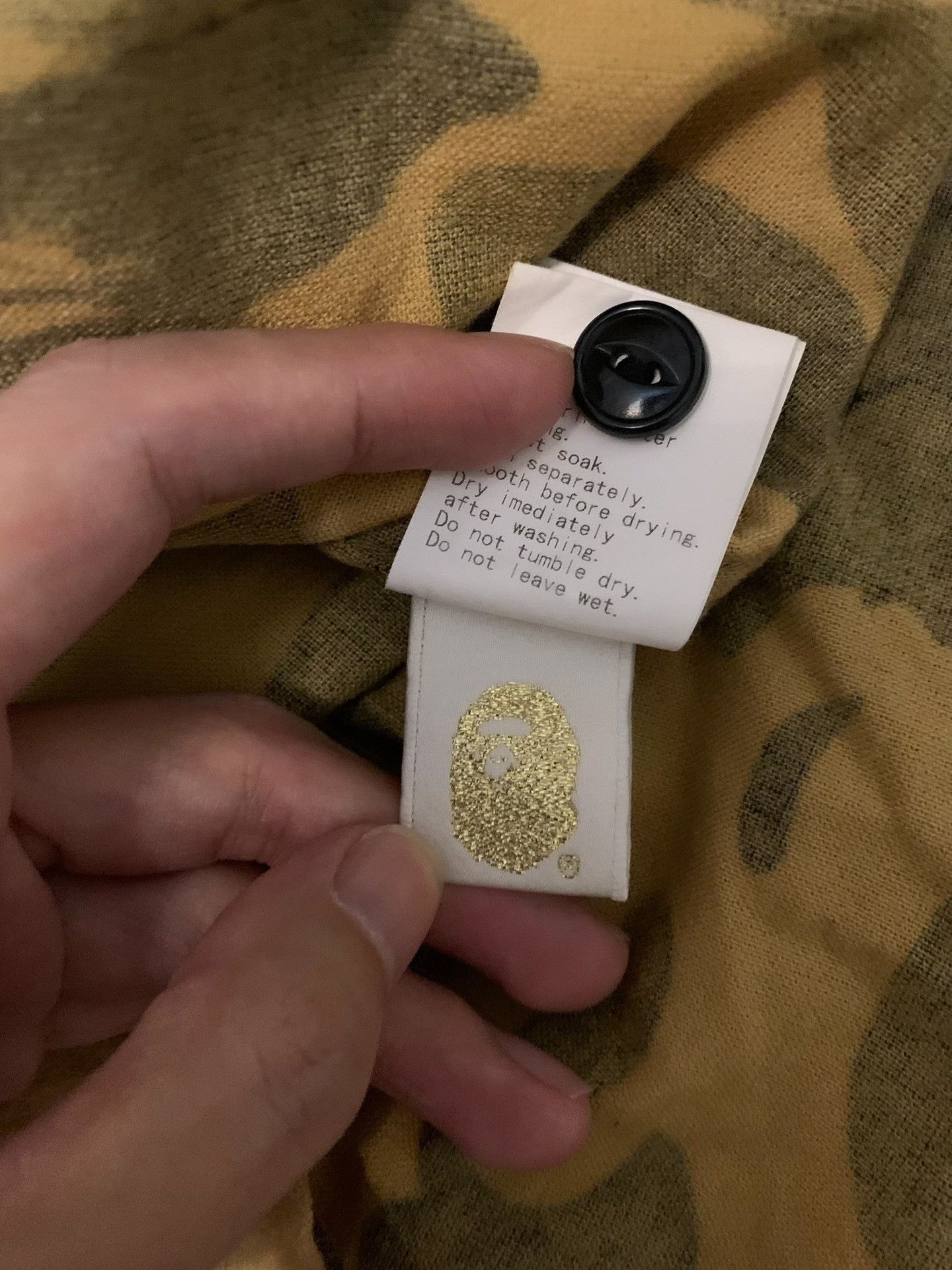 Bape Bape Camo Yellow Hoodie S Men Size US S / EU 44-46 / 1 - 5 Thumbnail
