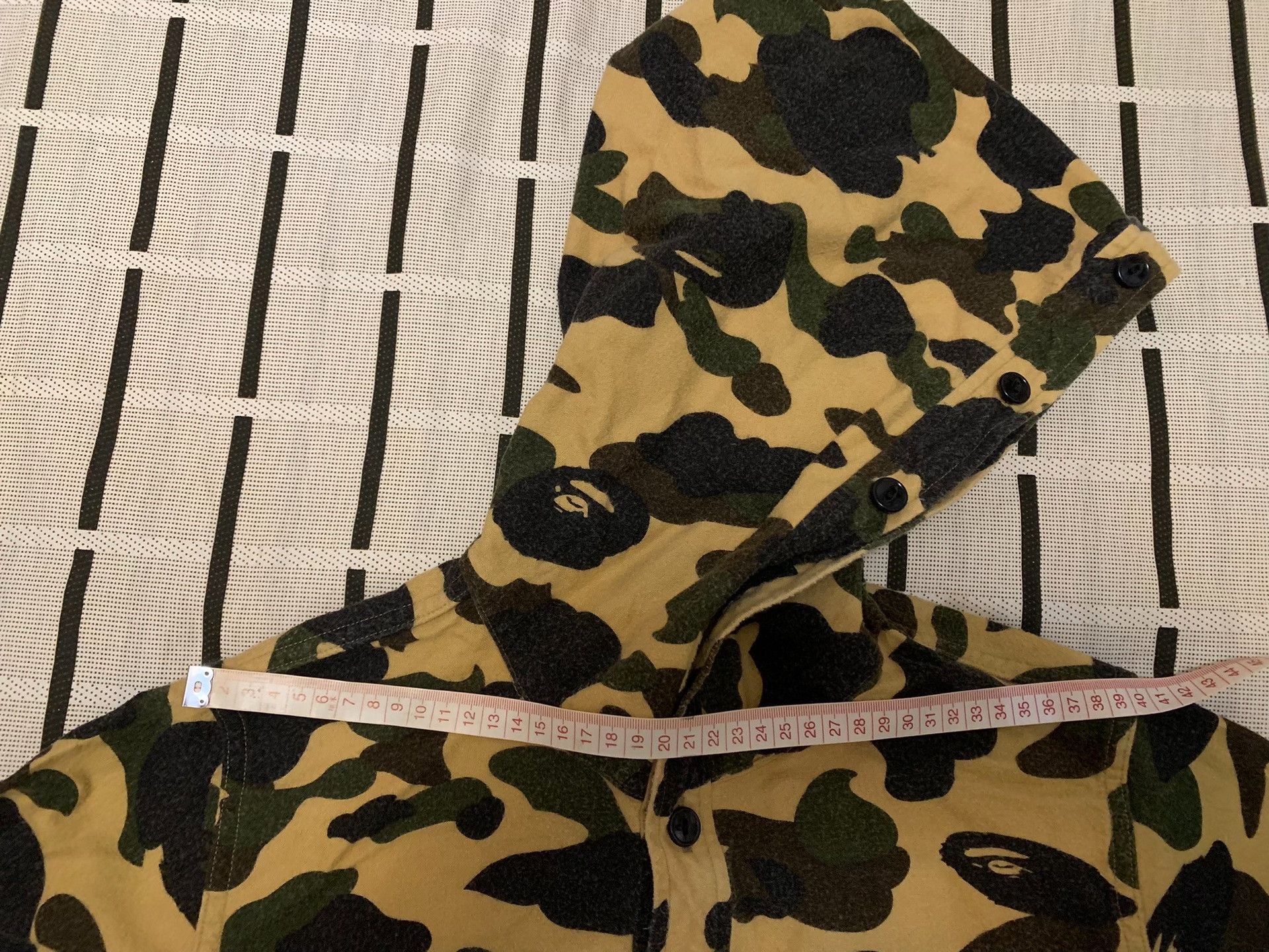 Bape Bape Camo Yellow Hoodie S Men Size US S / EU 44-46 / 1 - 8 Thumbnail