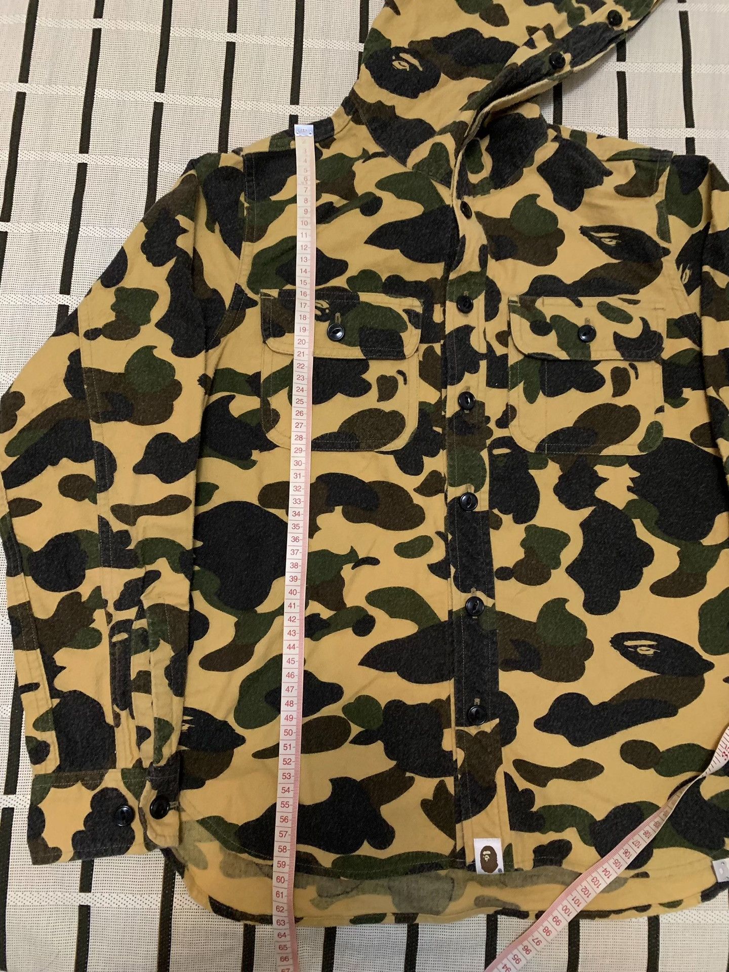 Bape Bape Camo Yellow Hoodie S Men Size US S / EU 44-46 / 1 - 6 Thumbnail