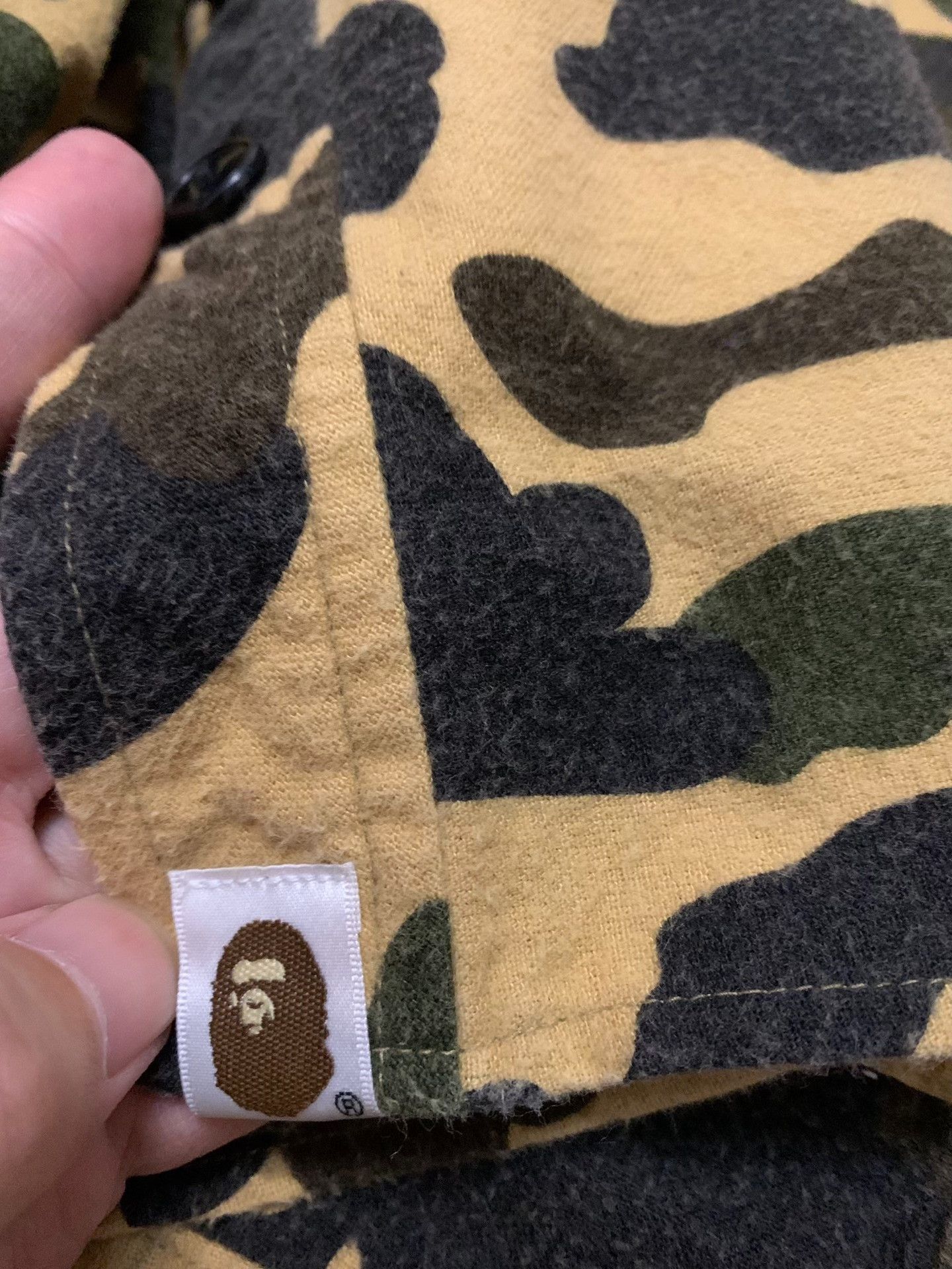 Bape Bape Camo Yellow Hoodie S Men Size US S / EU 44-46 / 1 - 2 Thumbnail