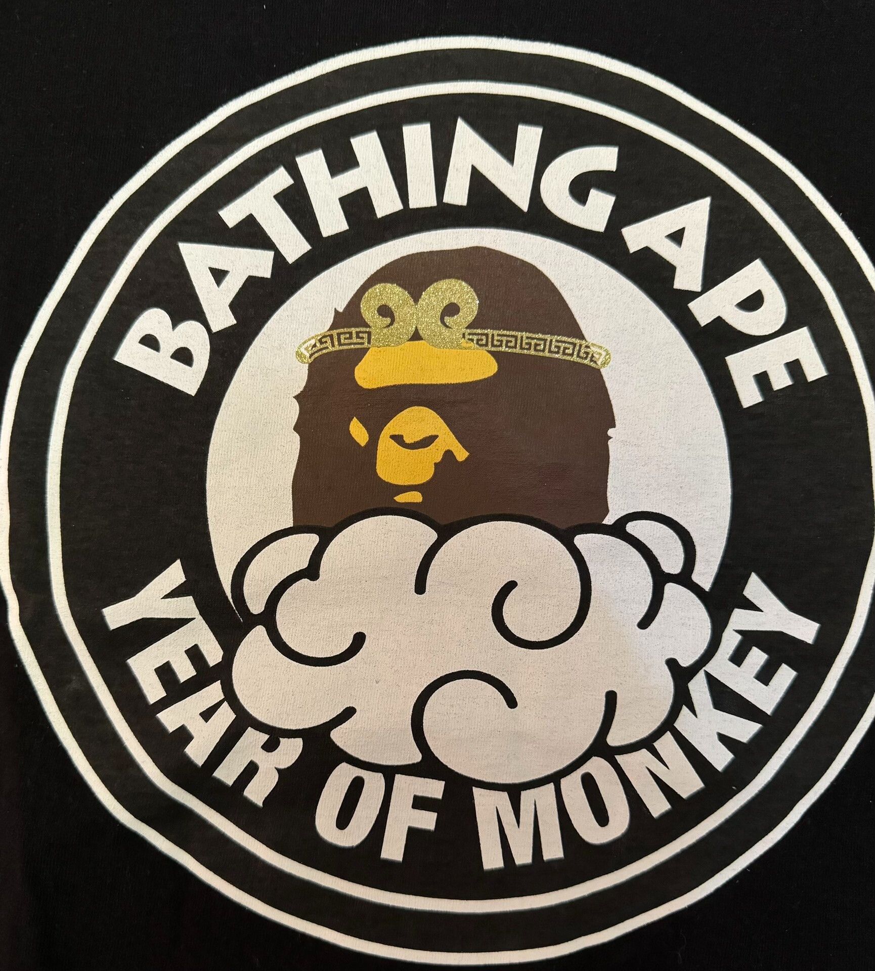 Bape Bape Limited Ape Head Gold T-Shirt L Men Size US L / EU 52-54 / 3 - 2 Thumbnail