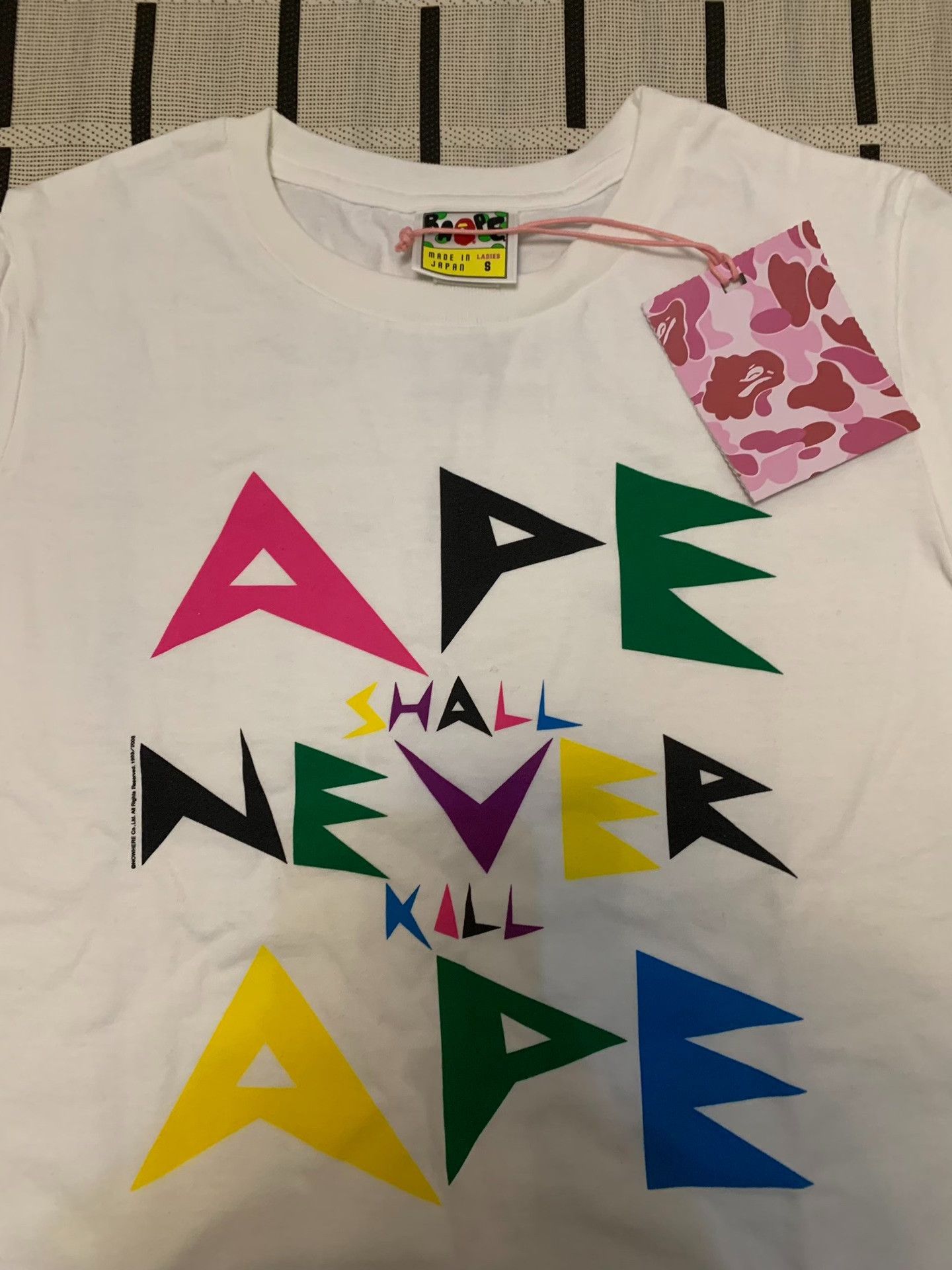 Bape Bape Rainbow Multi T-Shirt S Women Size S / US 4 / IT 40 - 2 Thumbnail