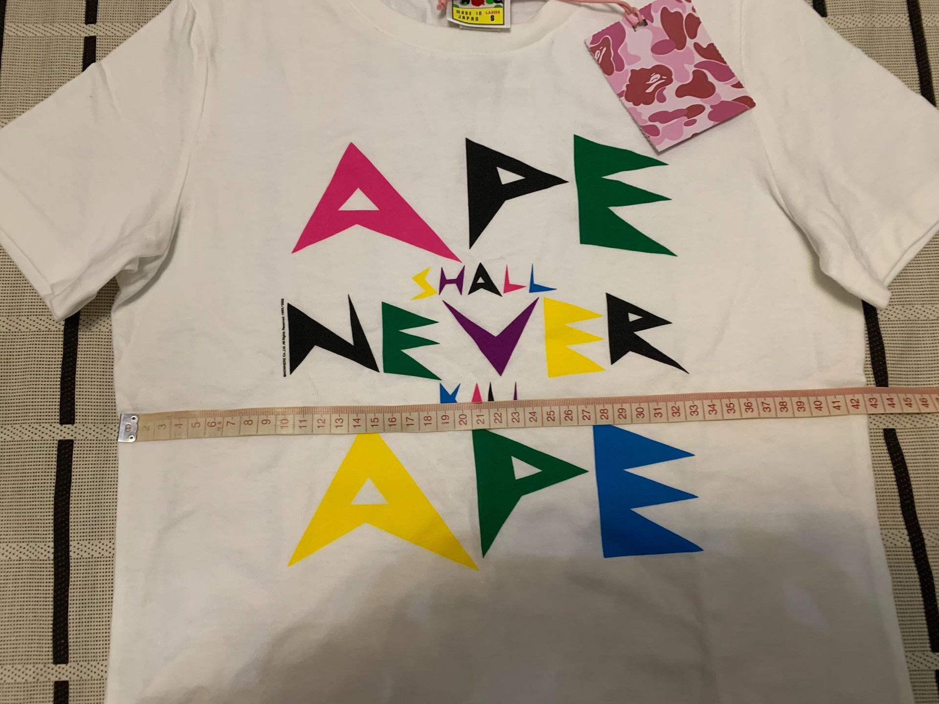Bape Bape Rainbow Multi T-Shirt S Women Size S / US 4 / IT 40 - 7 Thumbnail
