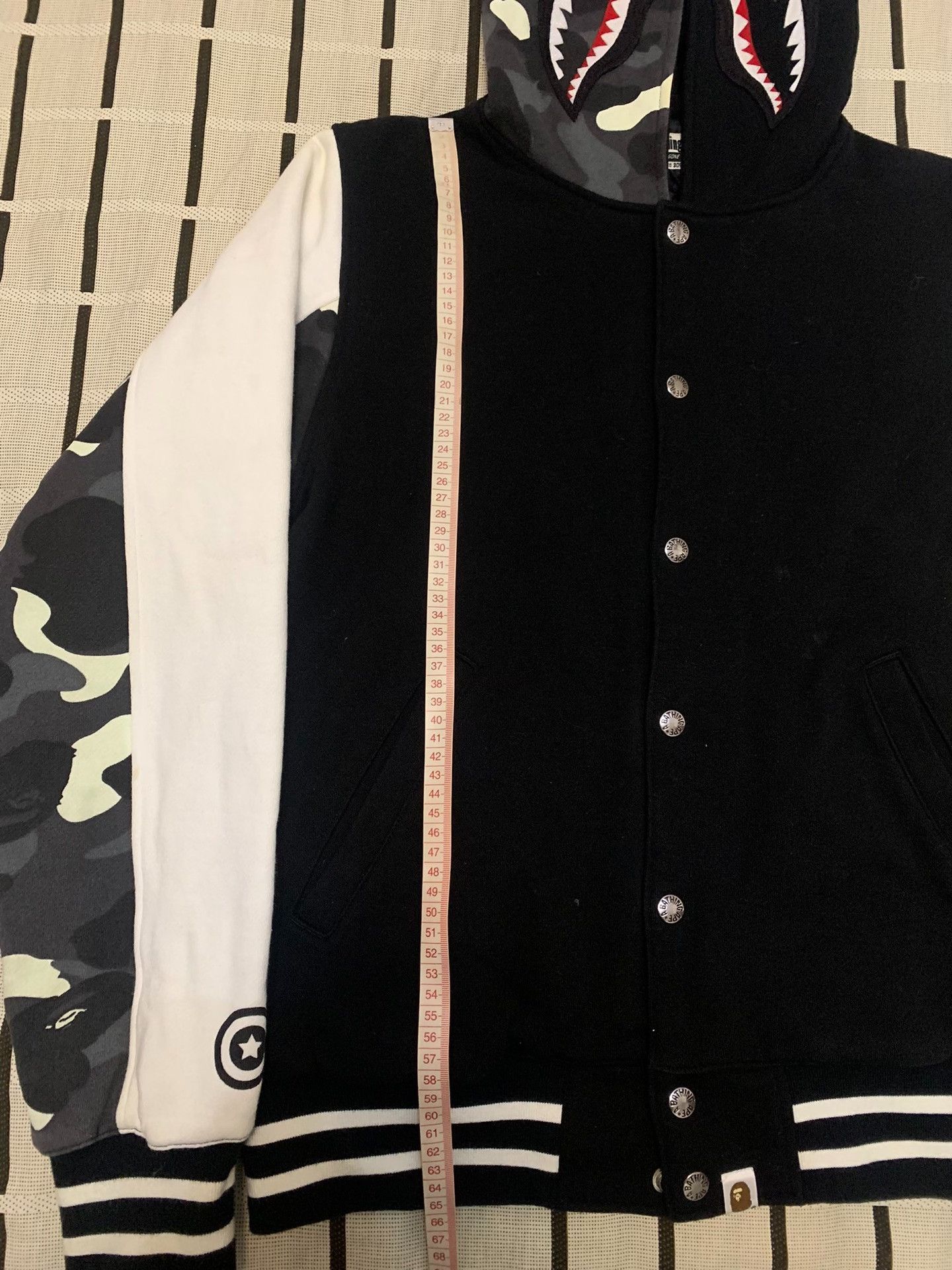 Bape Bape Shark Camo Heavy Coat M Men Size US M / EU 48-50 / 2 - 8 Thumbnail