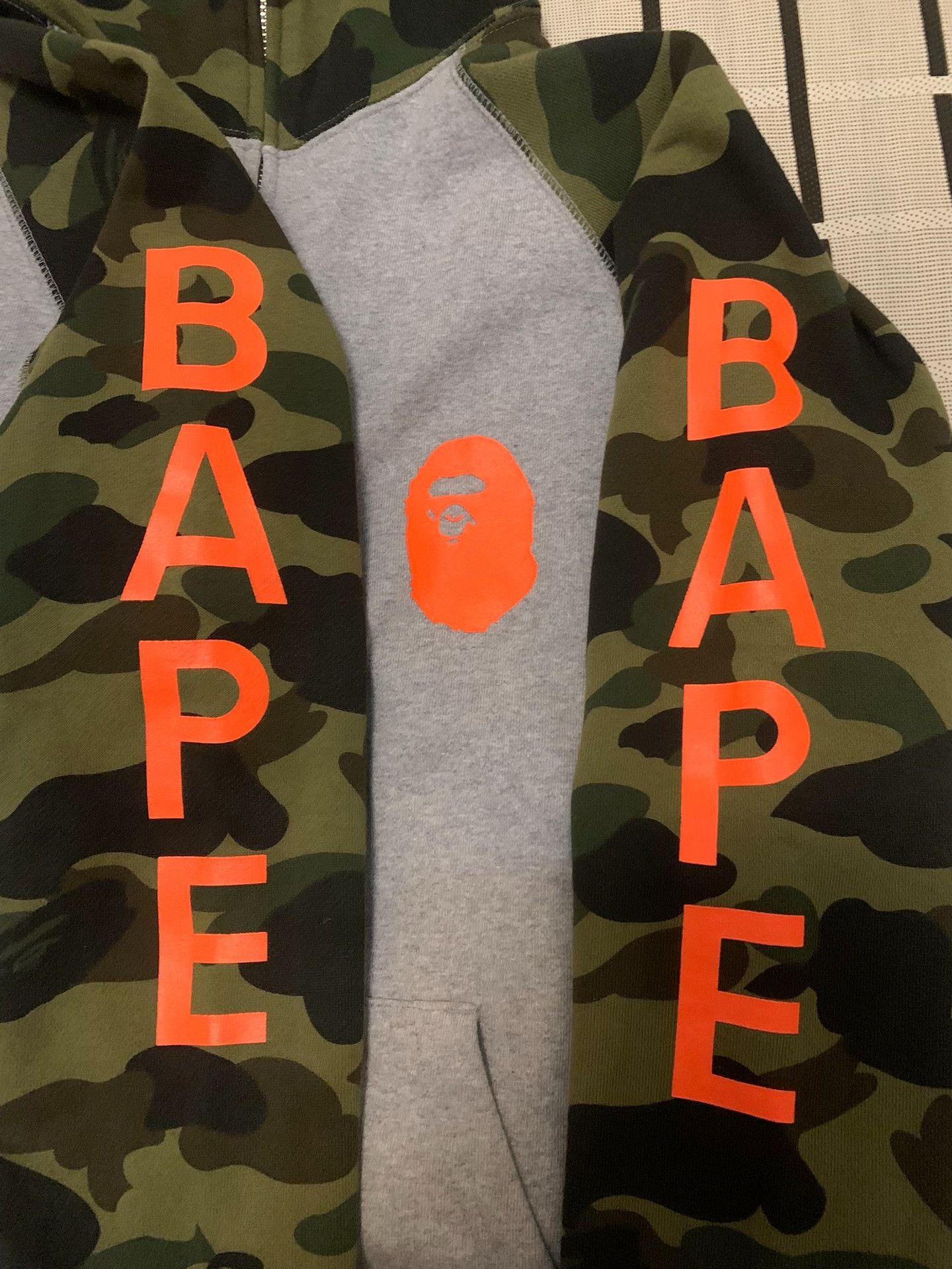 Bape Bape Camo Ape Head Green Light Jacket S Men Size US S / EU 44-46 / 1 - 2 Thumbnail