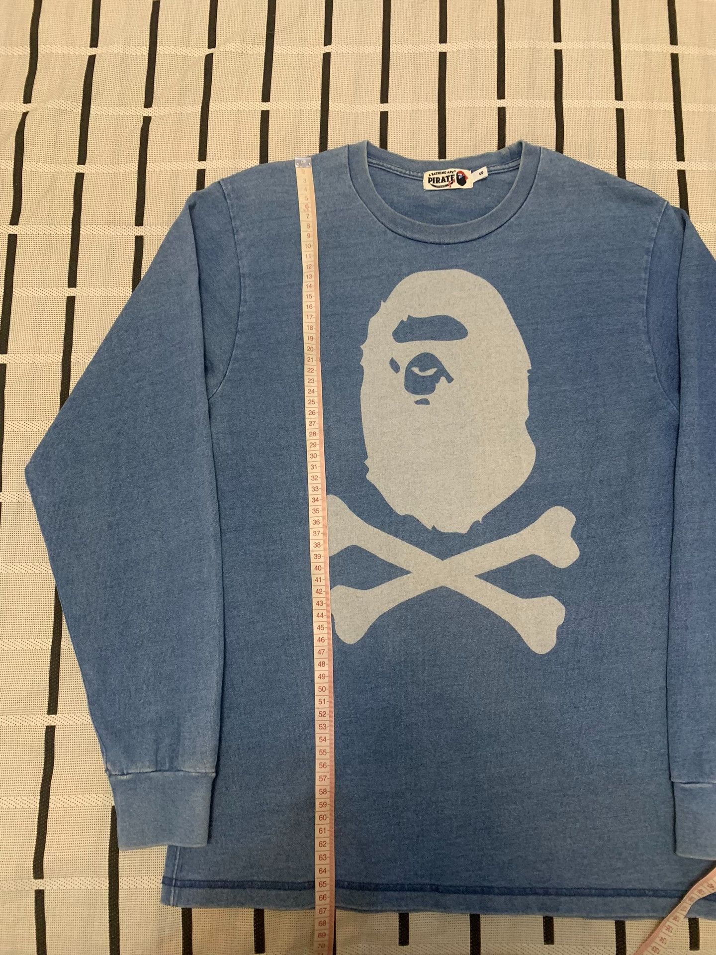 Bape Bape Premium Ape Head Blue T-Shirt S Men Size US S / EU 44-46 / 1 - 7 Thumbnail