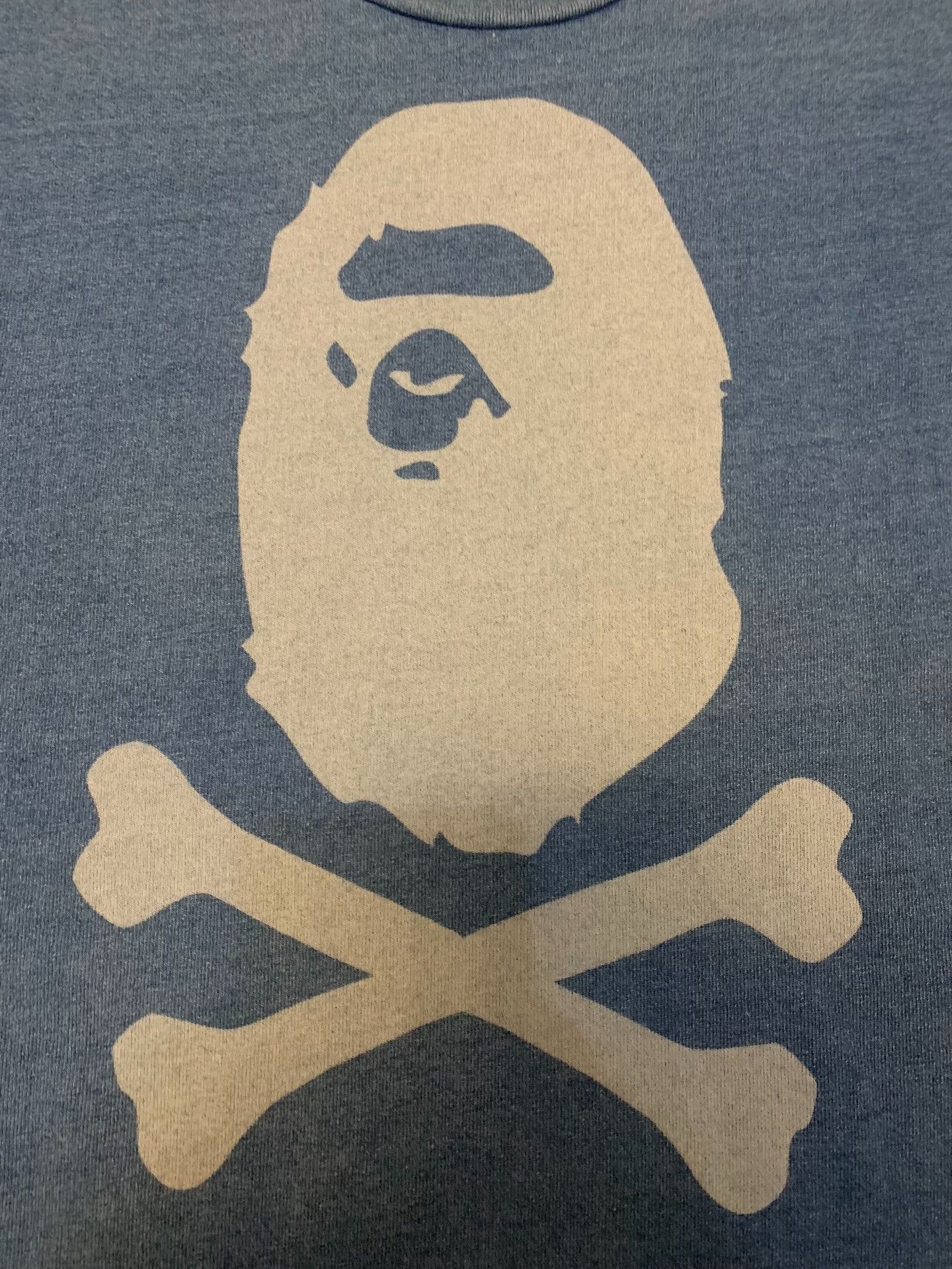 Bape Bape Premium Ape Head Blue T-Shirt S Men Size US S / EU 44-46 / 1 - 2 Thumbnail