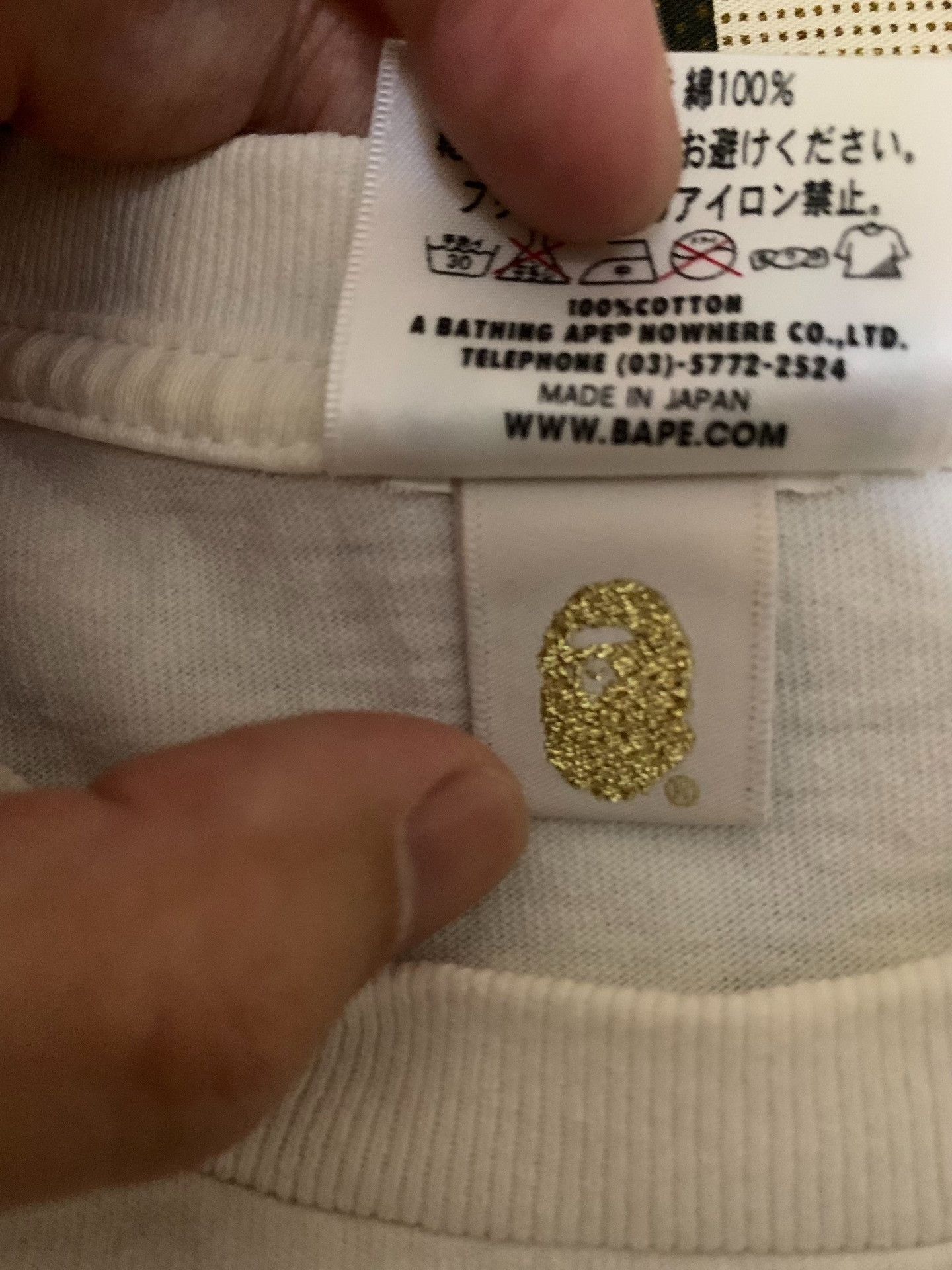 Bape Bape Gold T-Shirt M Men Size US M / EU 48-50 / 2 - 4 Thumbnail