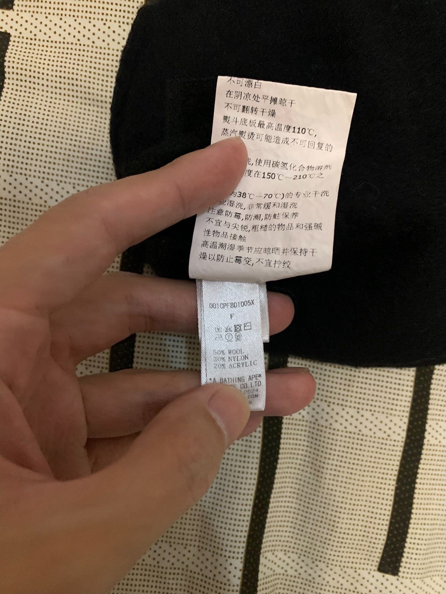 Bape Bape Wool Ape Head Hat L Men Size ONE SIZE - 5 Thumbnail