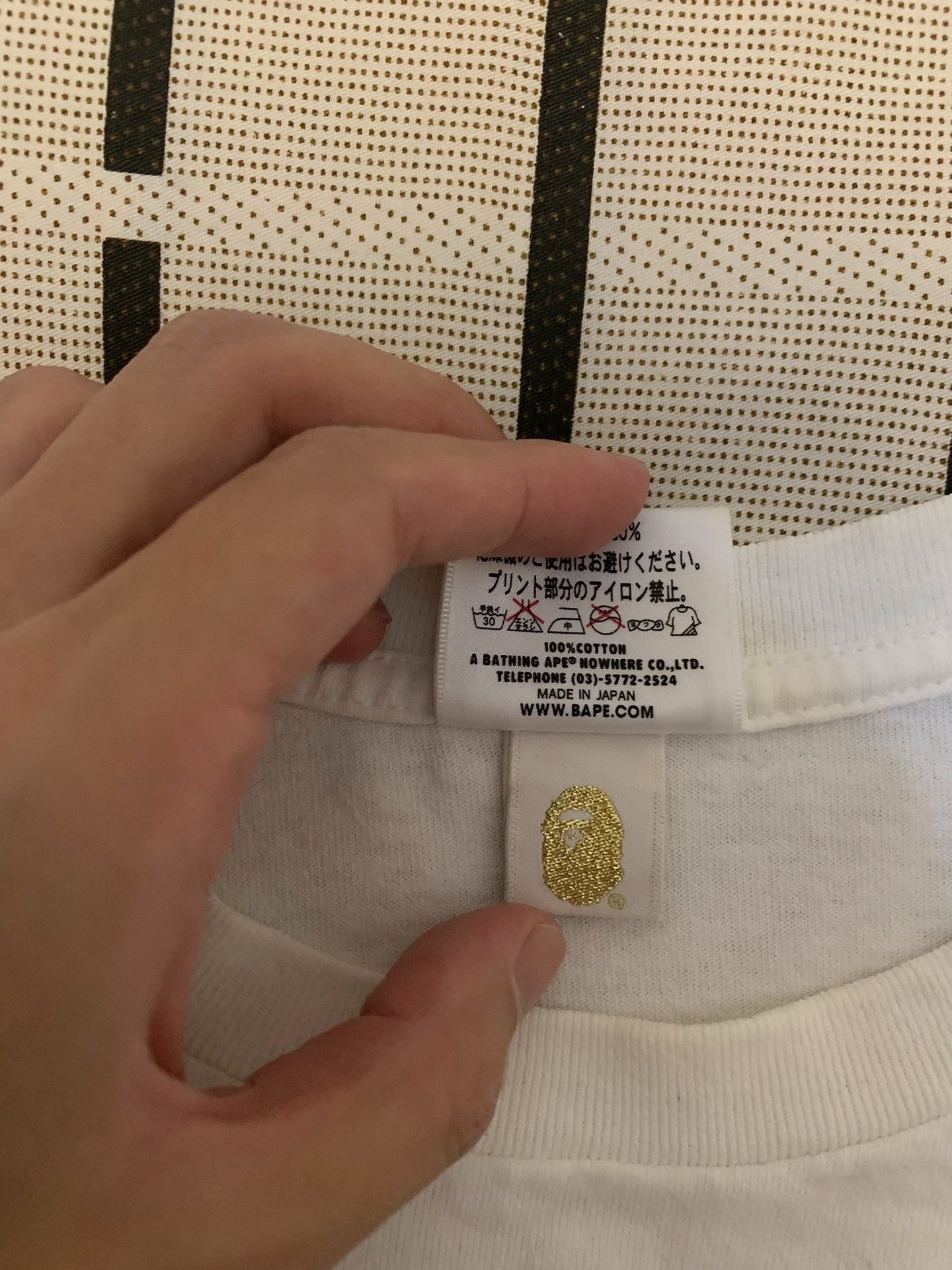 Bape Bape Special Gold T-Shirt S Men Size US S / EU 44-46 / 1 - 6 Thumbnail