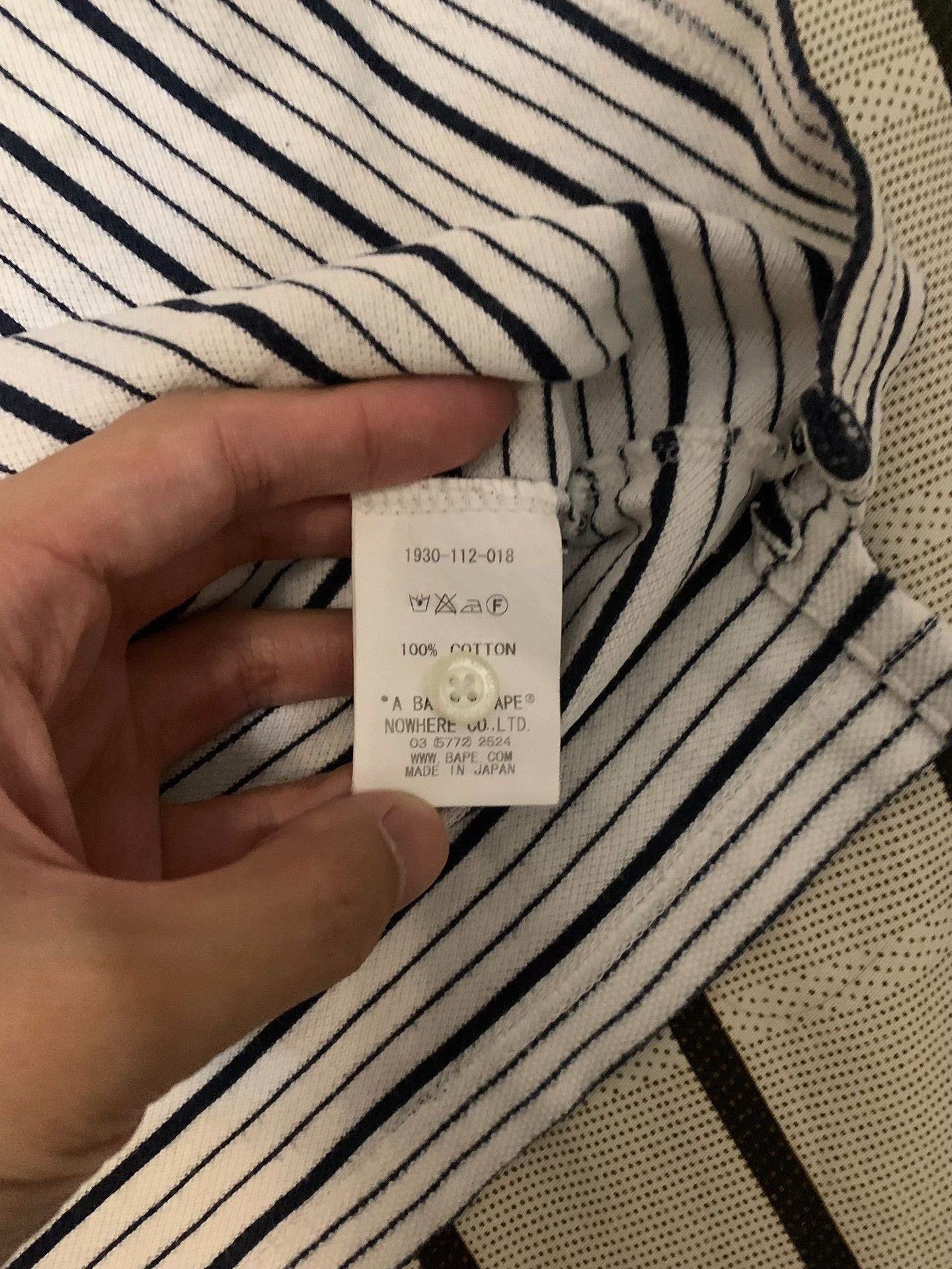 Bape Bape Striped Ape Head Gold Polo S Men Size US S / EU 44-46 / 1 - 4 Thumbnail