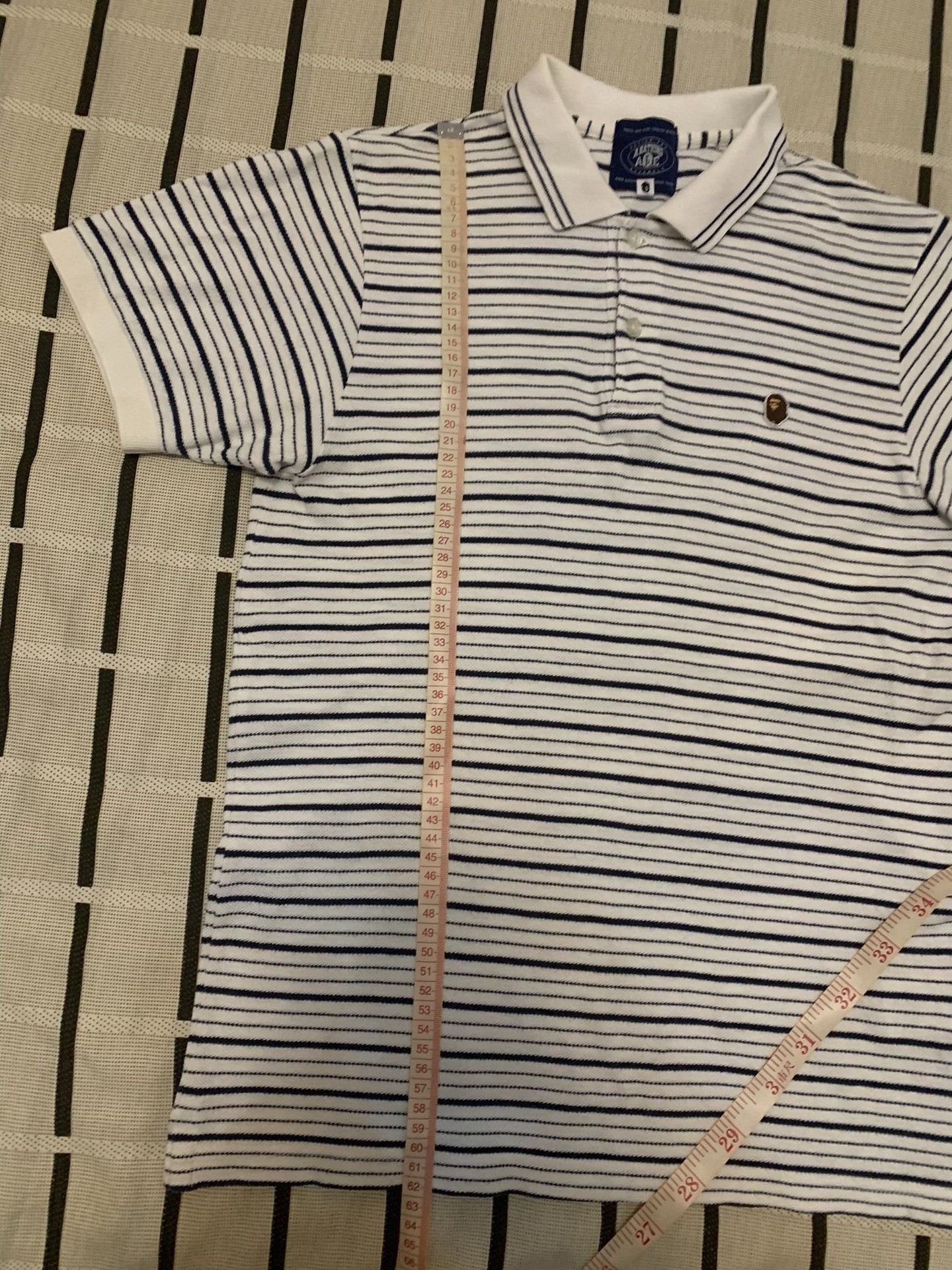 Bape Bape Striped Ape Head Gold Polo S Men Size US S / EU 44-46 / 1 - 7 Thumbnail