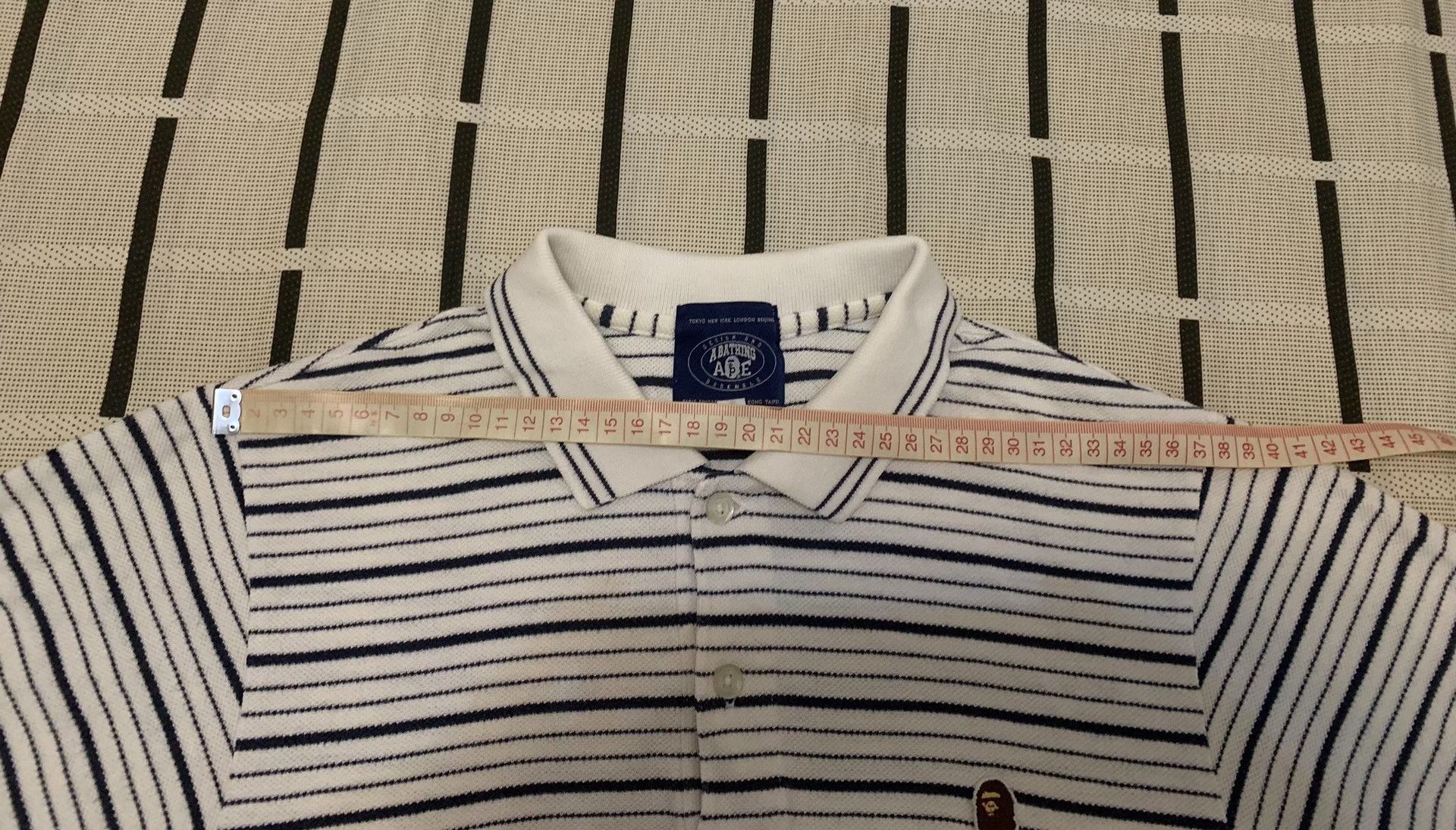 Bape Bape Striped Ape Head Gold Polo S Men Size US S / EU 44-46 / 1 - 9 Thumbnail