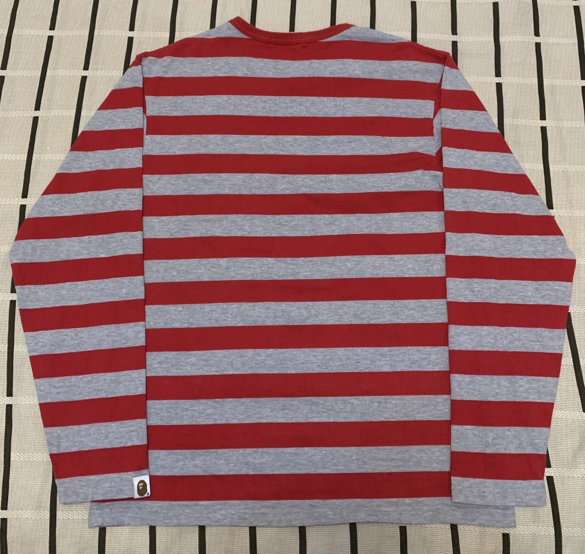 Bape Bape Retro Ape Head Striped T-Shirt M Men Size US M / EU 48-50 / 2 - 2 Thumbnail