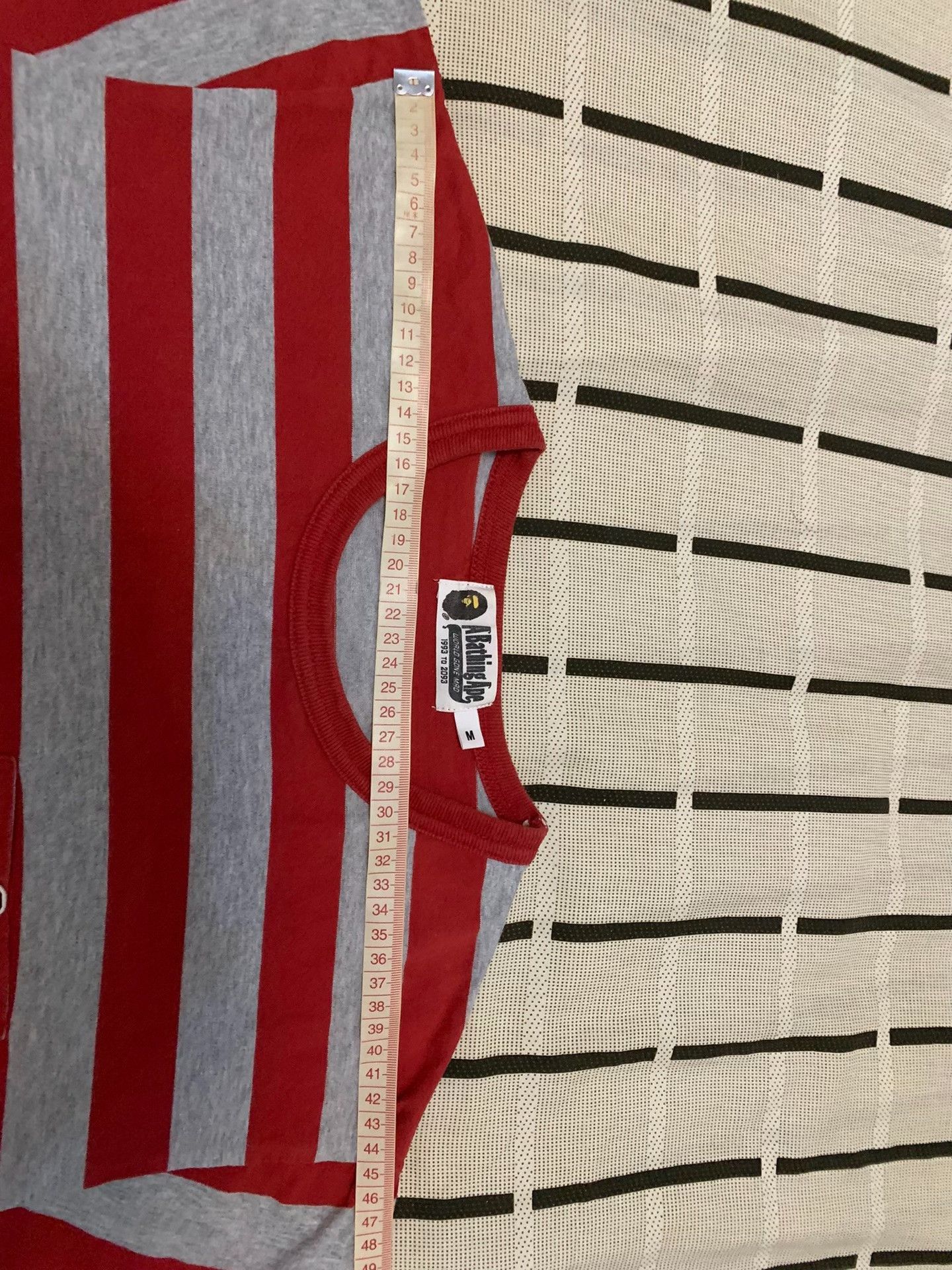 Bape Bape Retro Ape Head Striped T-Shirt M Men Size US M / EU 48-50 / 2 - 9 Thumbnail