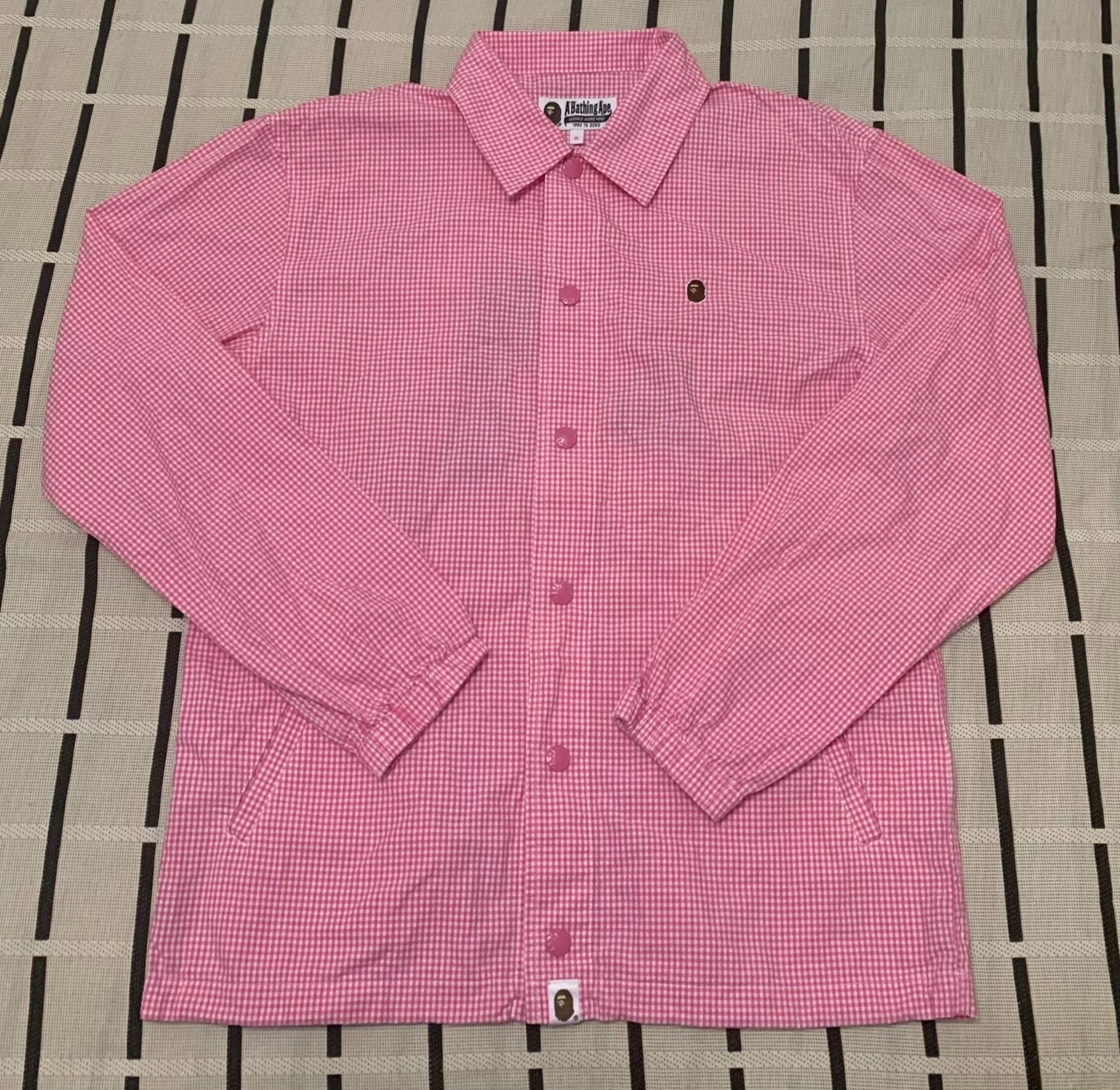 Bape Bape Floral Ape Head Plaid Button Up S Women Size S / US 4 / IT 40 - 3 Thumbnail