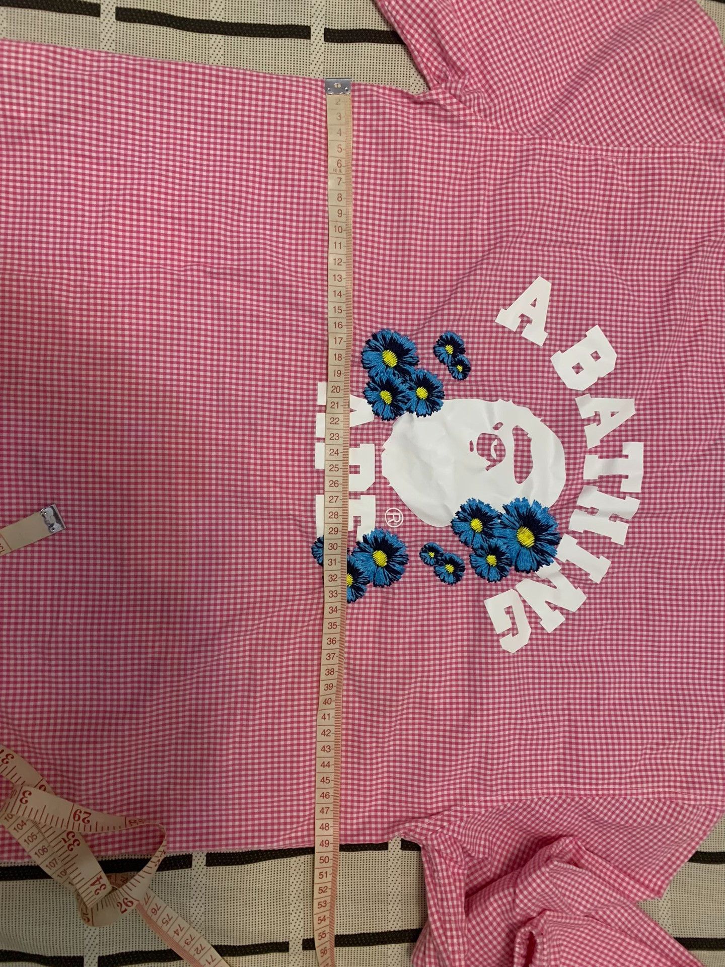 Bape Bape Floral Ape Head Plaid Button Up S Women Size S / US 4 / IT 40 - 8 Thumbnail