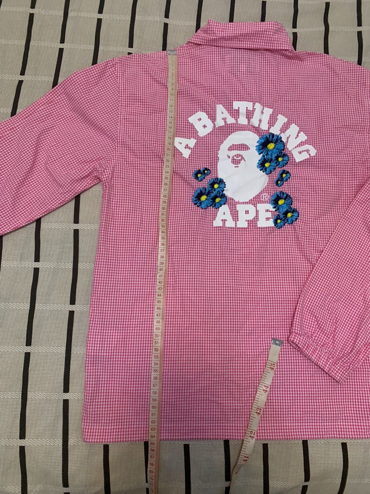 Bape Bape Floral Ape Head Plaid Button Up S Women Size S / US 4 / IT 40 - 7 Thumbnail